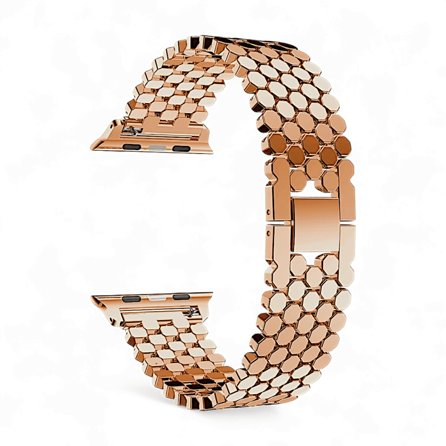 Honeycomb Bracelet for Apple Watch Rose Gold - Wrist Envy