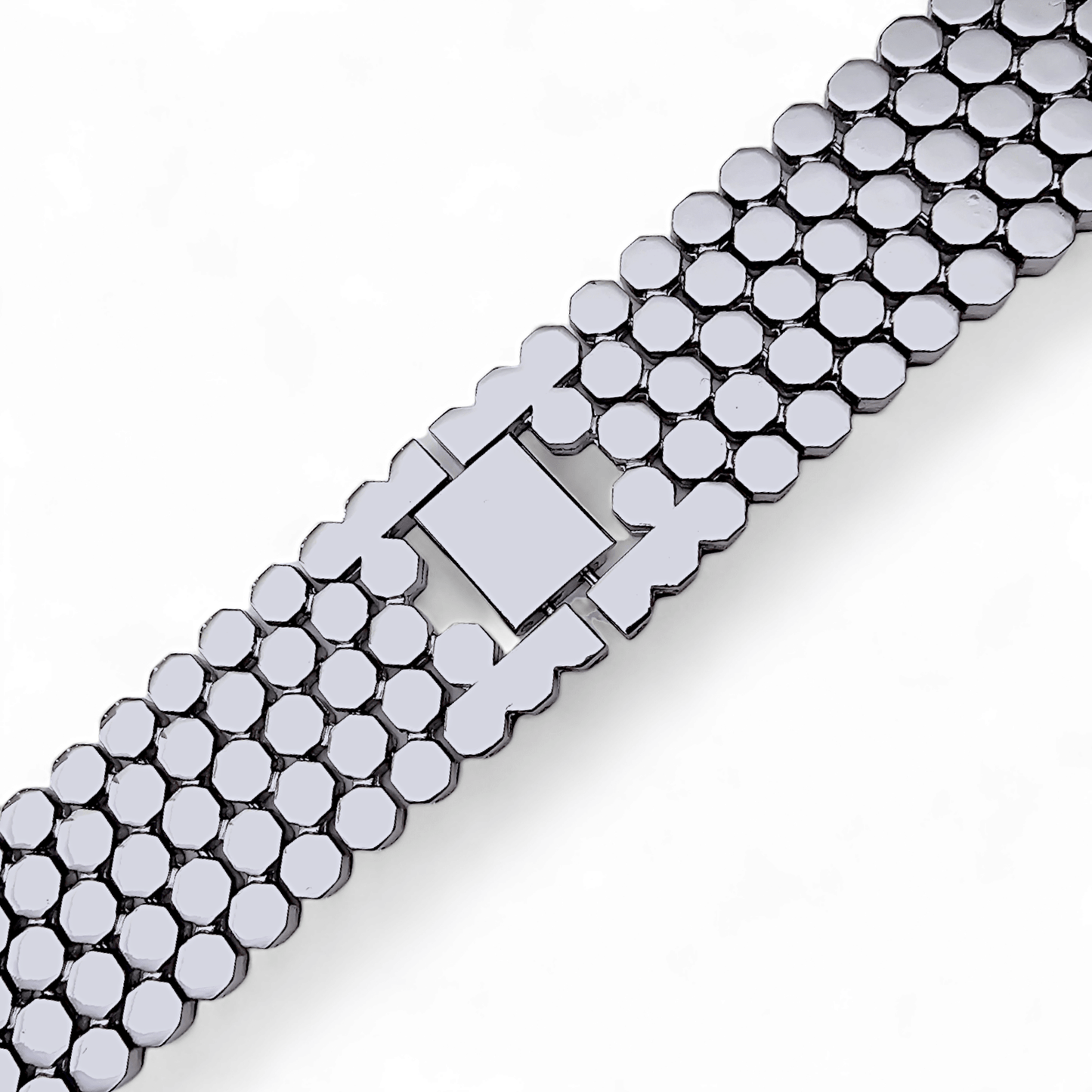 Honeycomb Bracelet for Apple Watch Silver - Wrist Envy