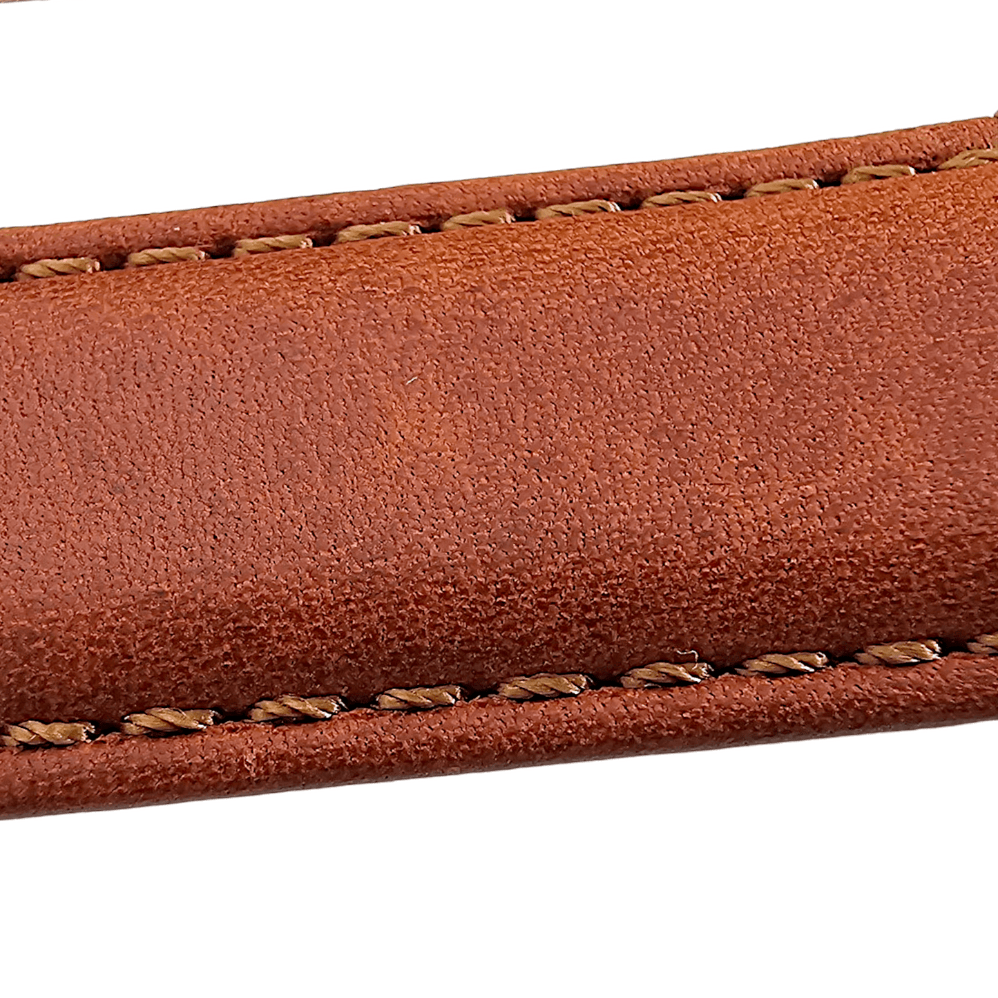 Horween Dublin Leather Watch Strap 20mm 22mm Chestnut Brown - Wrist Envy
