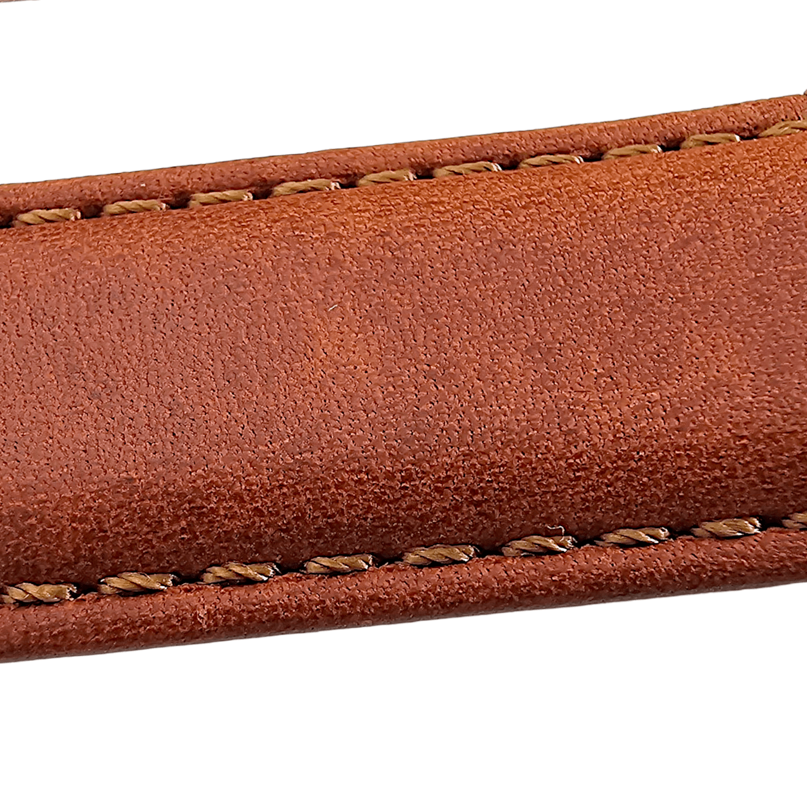 Horween Dublin Leather Watch Strap 20mm 22mm Chestnut Brown - Wrist Envy