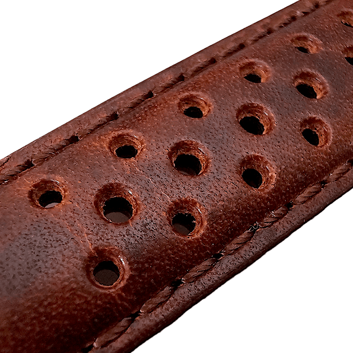 Horween Leather Rally Watch Strap Dark Brown 18mm, 20mm, 21mm, 22mm - Wrist Envy