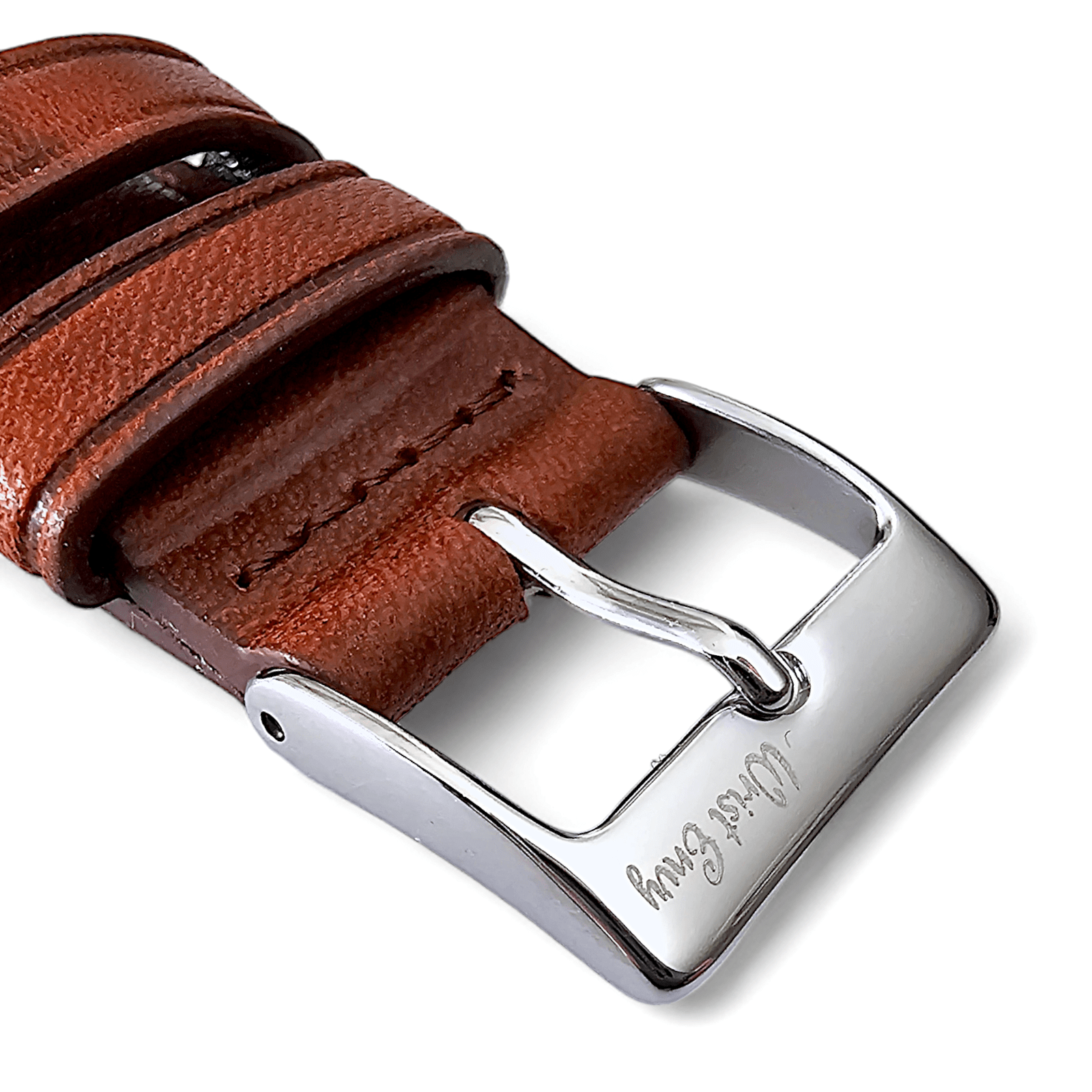Horween Leather Rally Watch Strap Dark Brown 18mm, 20mm, 21mm, 22mm - Wrist Envy
