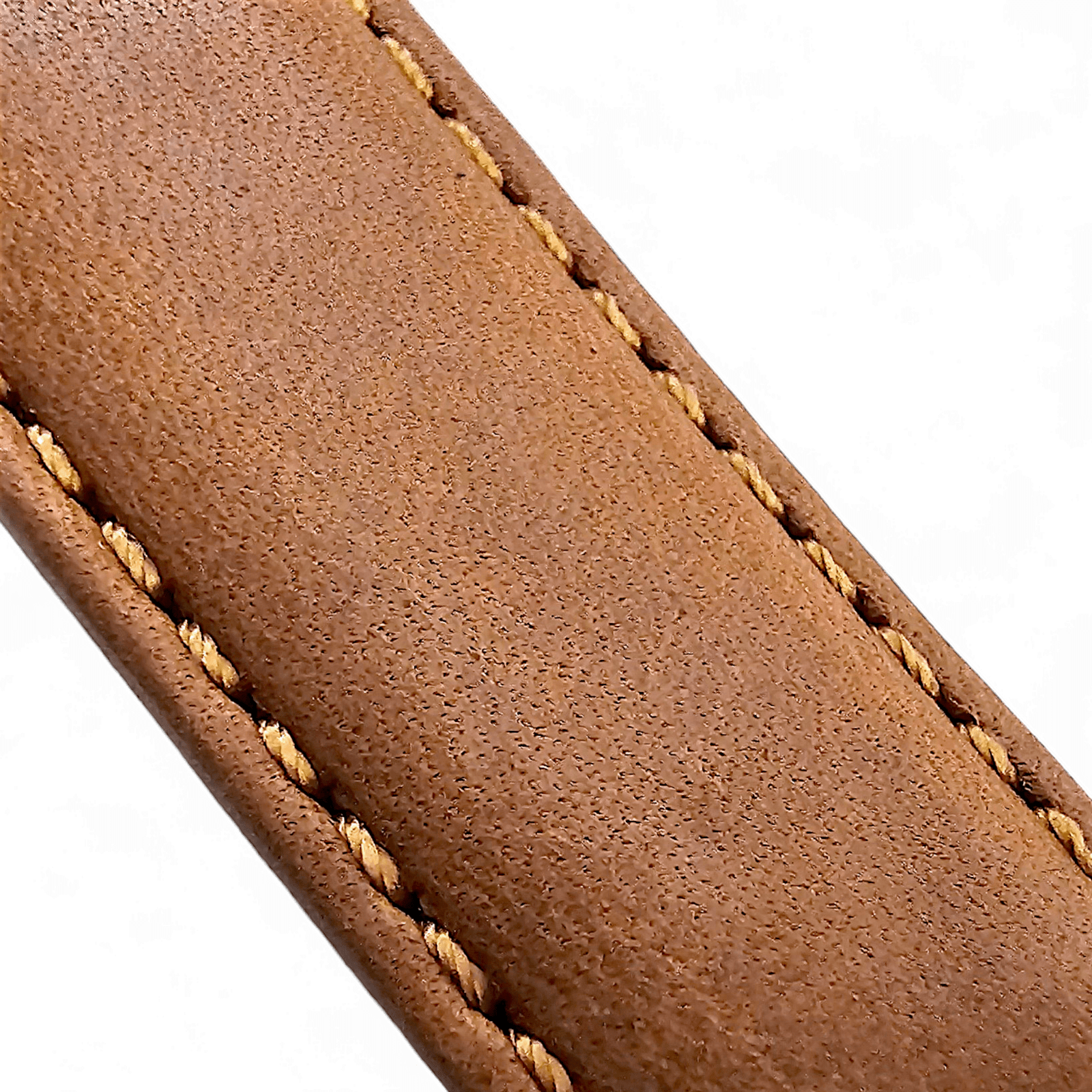 Horween Leather Watch Strap For Apple IWatch Caramel Brown - Wrist Envy