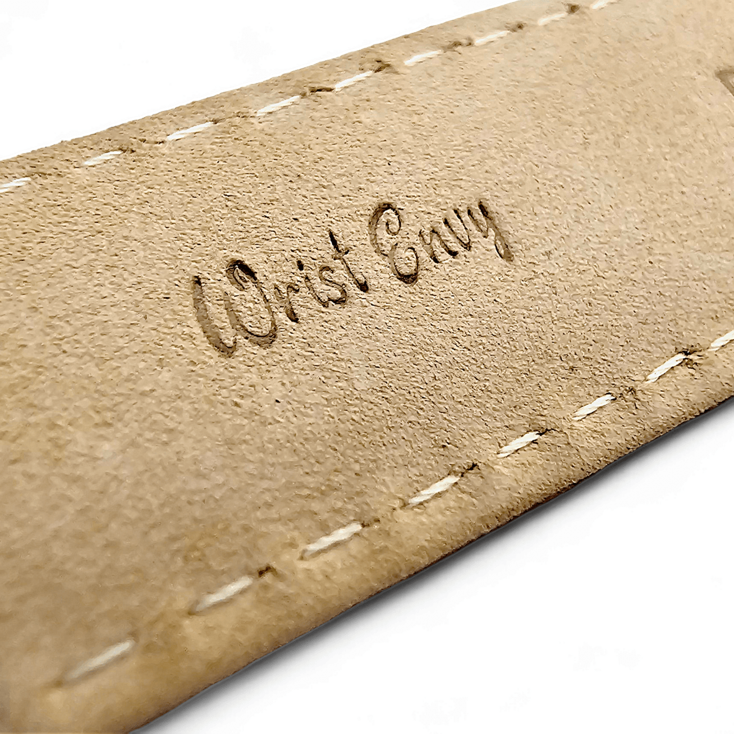 Horween Leather Watch Strap For Apple IWatch Caramel Brown - Wrist Envy