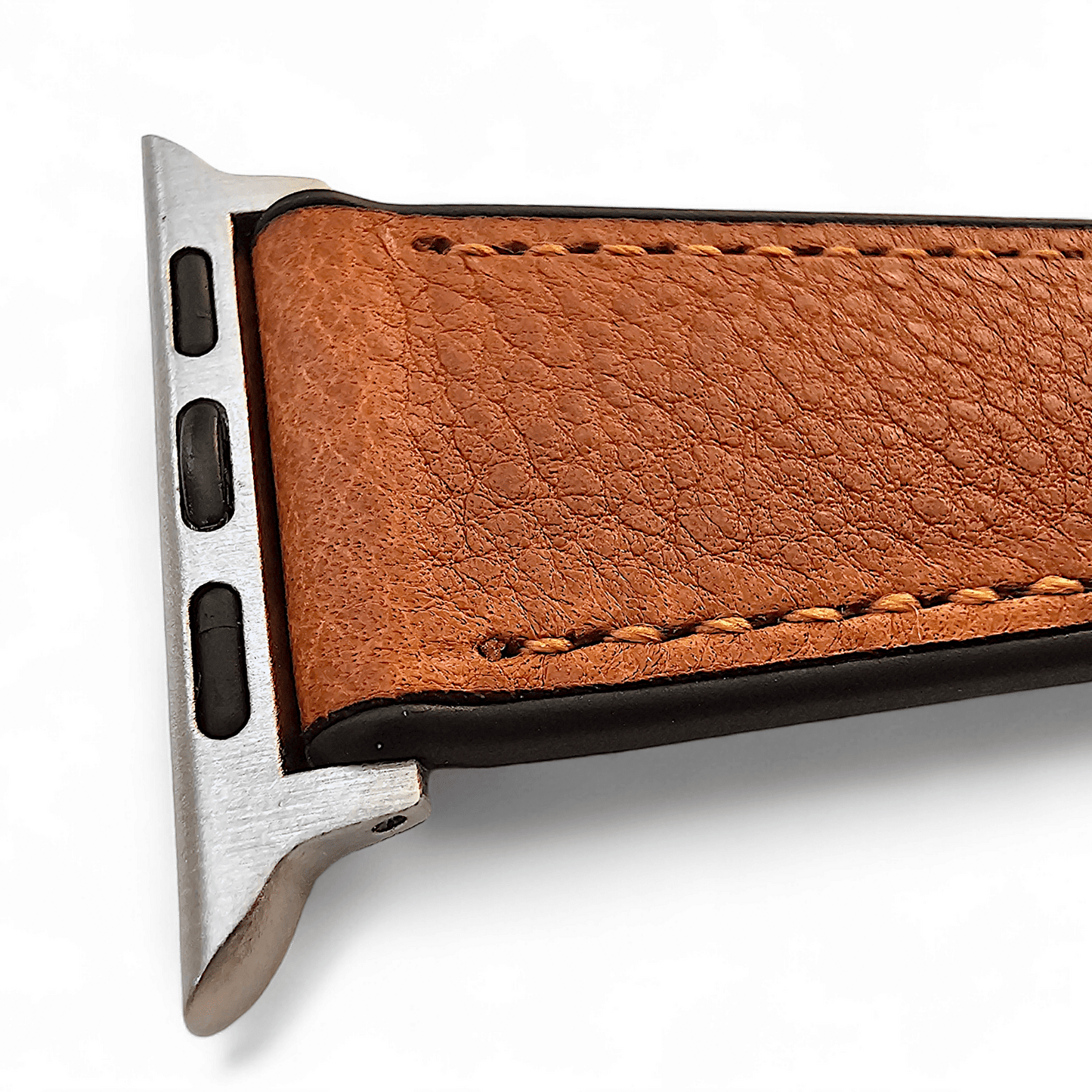 Hybrid Leather & FKM Rubber Watch Strap Band For Apple IWatch - Wrist Envy