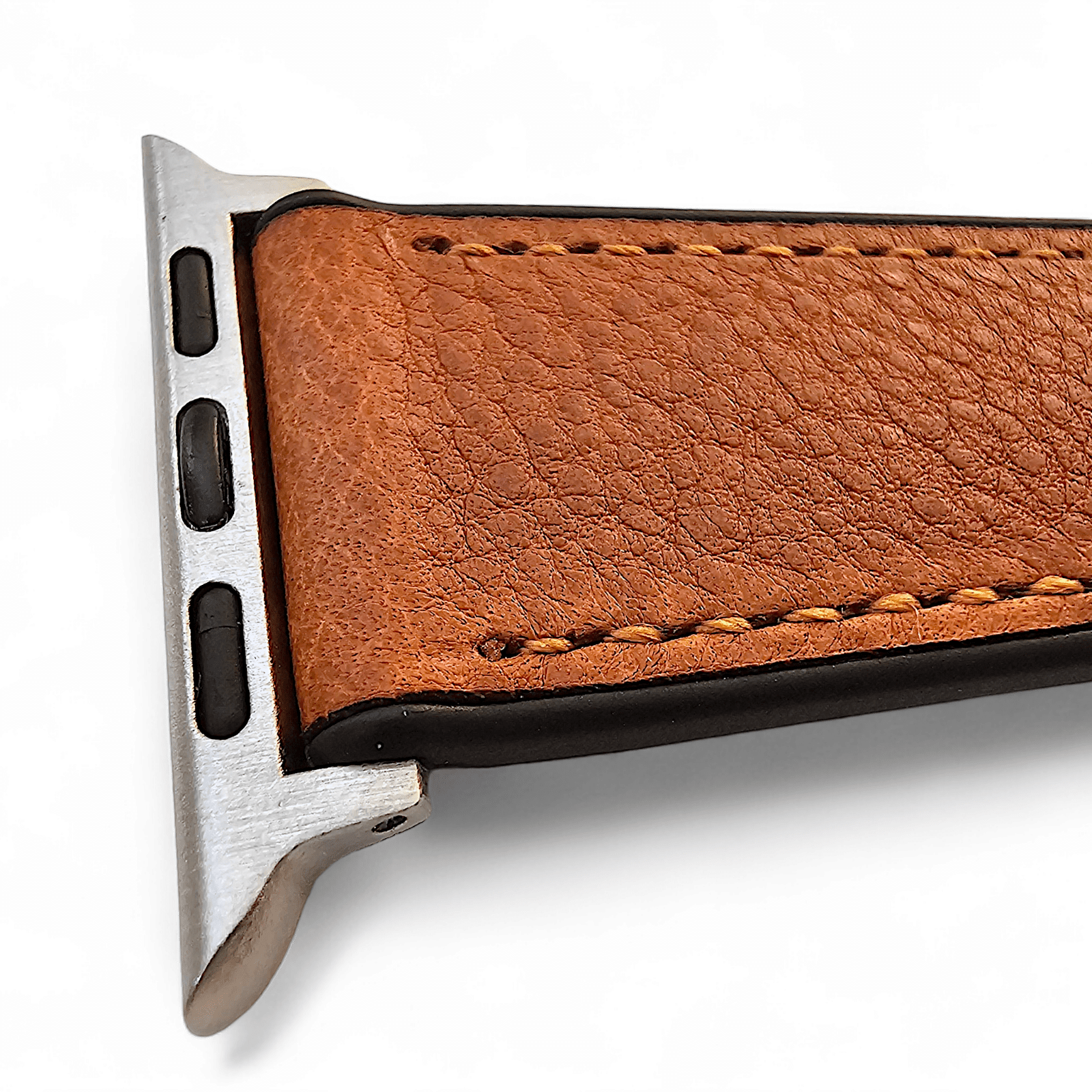 Hybrid Leather & FKM Rubber Watch Strap Band For Apple IWatch - Wrist Envy