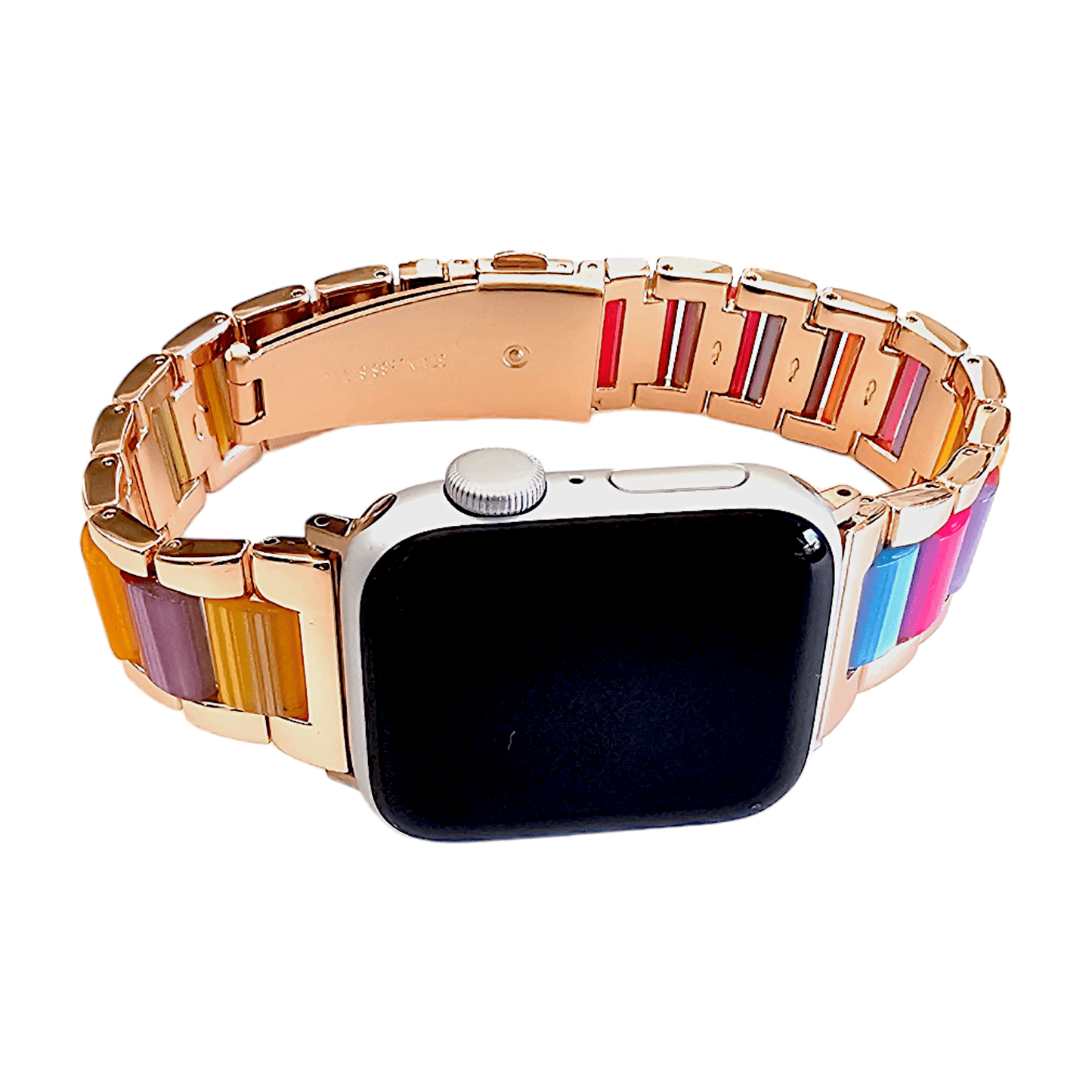 Hybrid Rose Gold Multicoloured Bracelet for Apple Watch - Wrist Envy