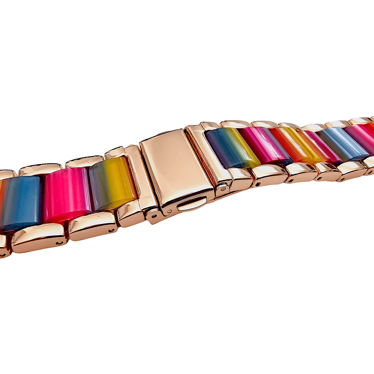 Hybrid Rose Gold Multicoloured Bracelet for Apple Watch - Wrist Envy