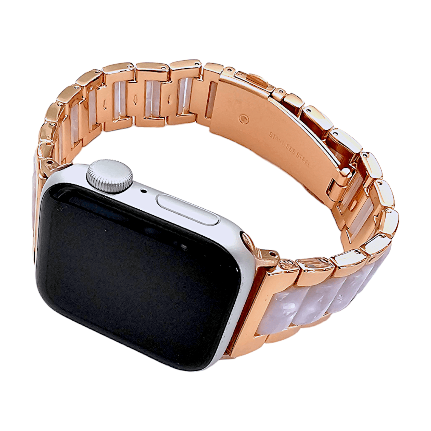 Hybrid White Marble Bracelet for Apple Watch - Wrist Envy