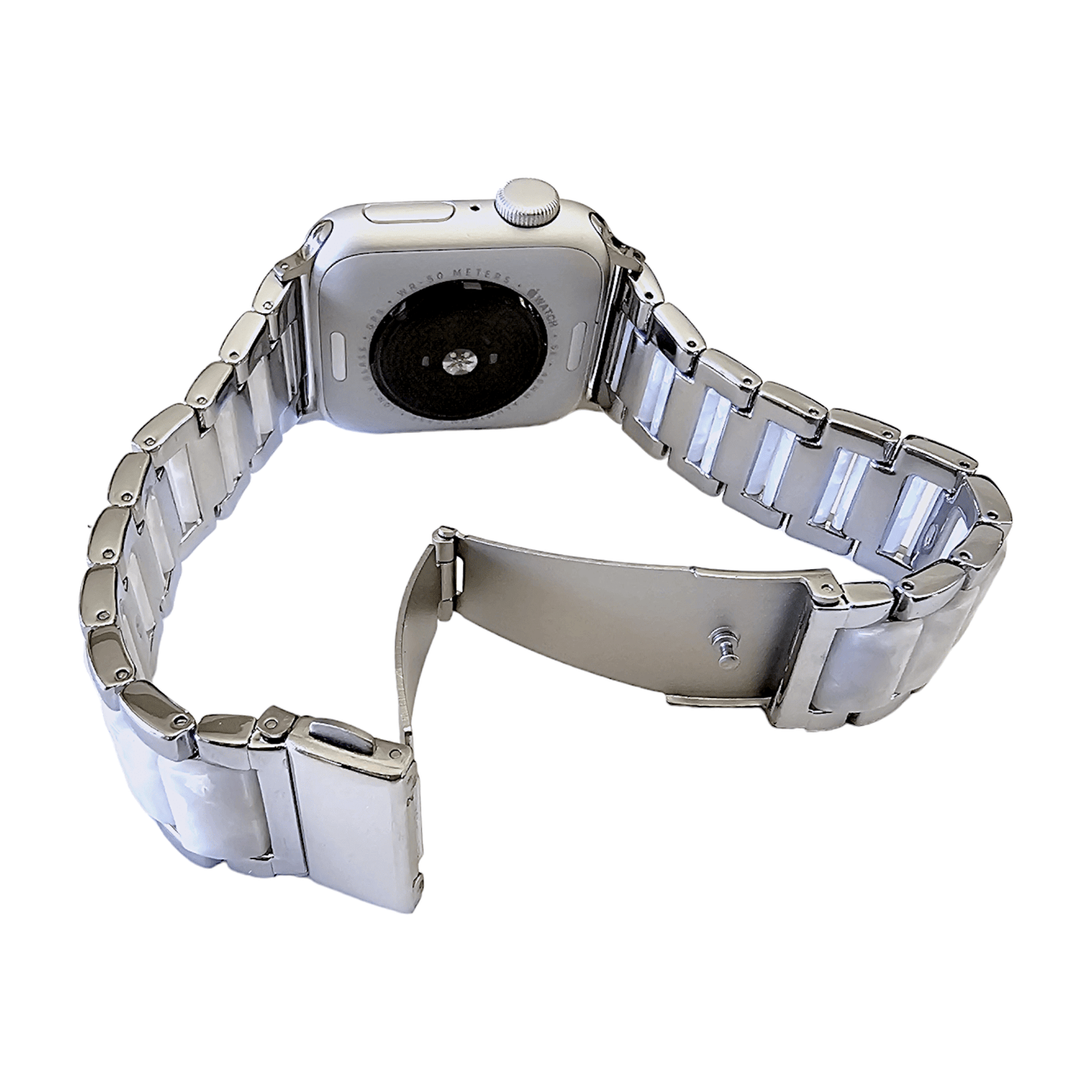 Hybrid White Marble Bracelet for Apple Watch - Wrist Envy