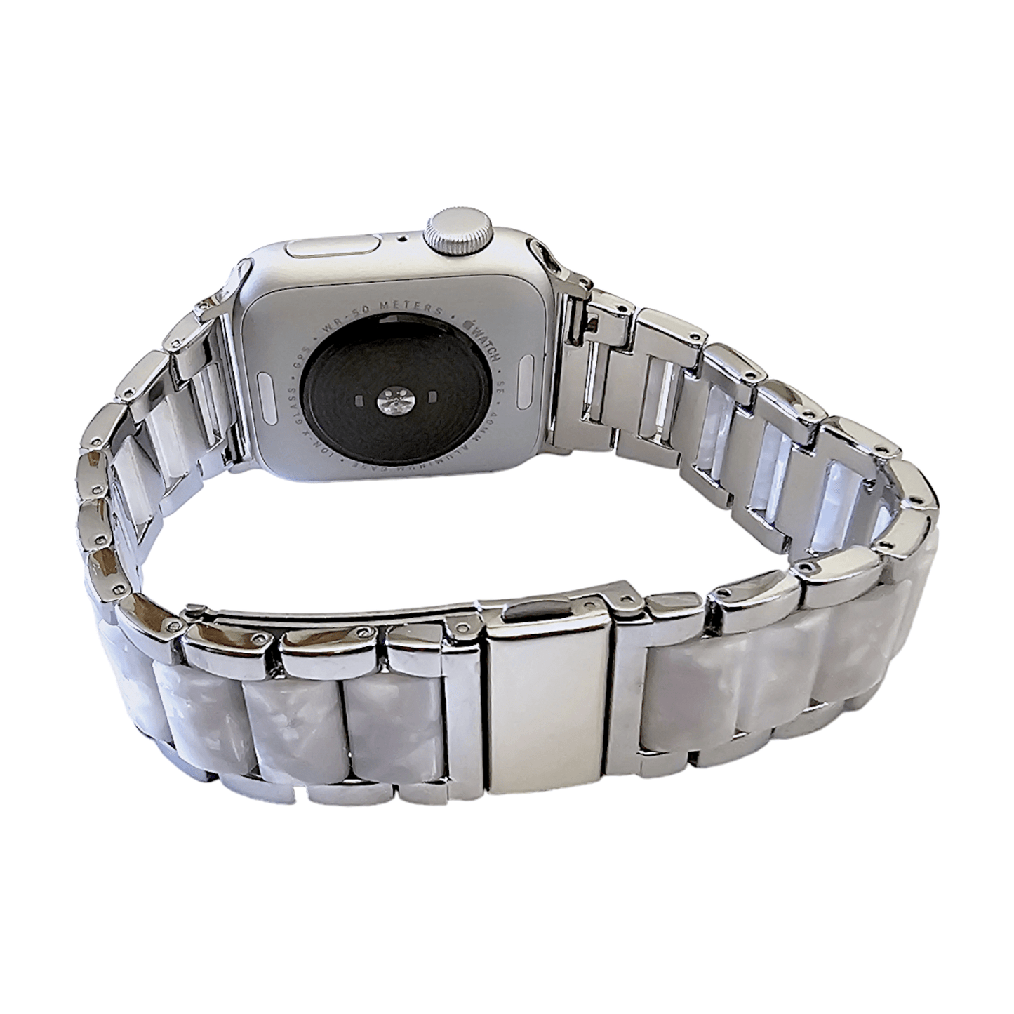 Hybrid White Marble Bracelet for Apple Watch - Wrist Envy