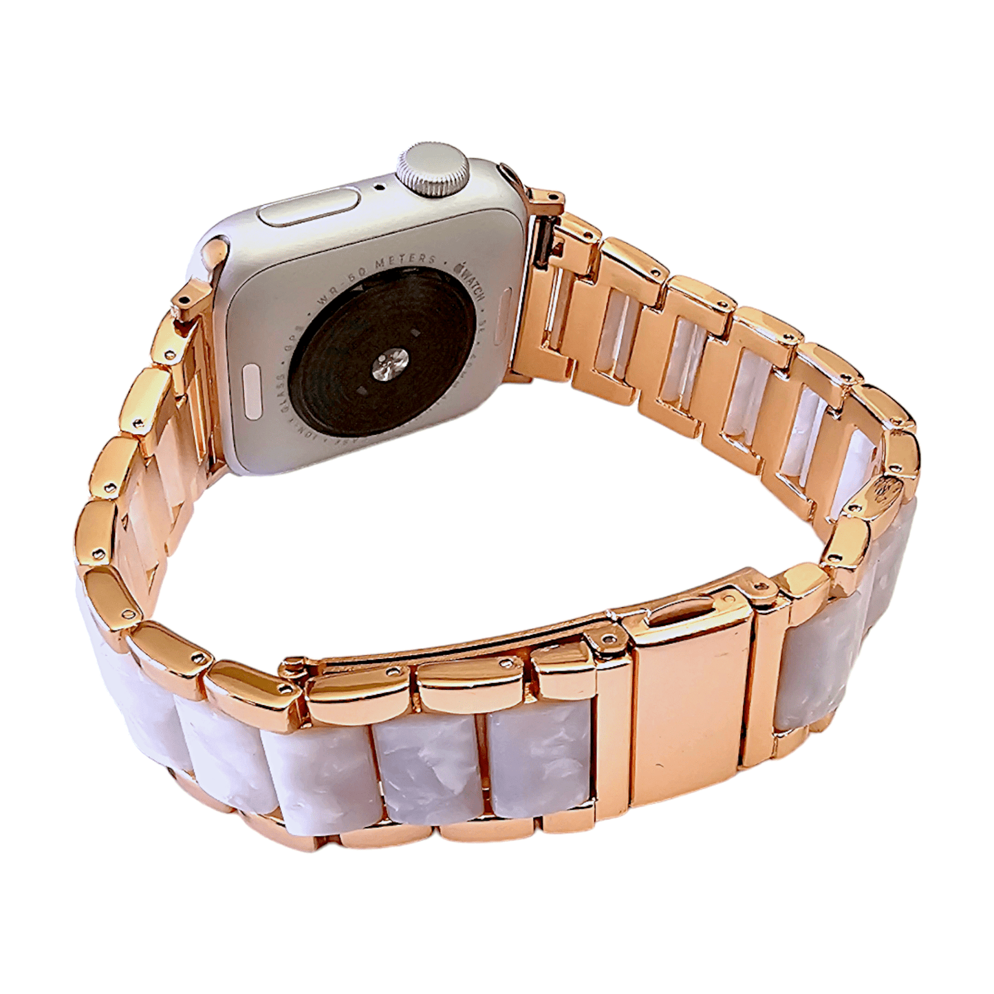 Hybrid White Marble Bracelet for Apple Watch - Wrist Envy