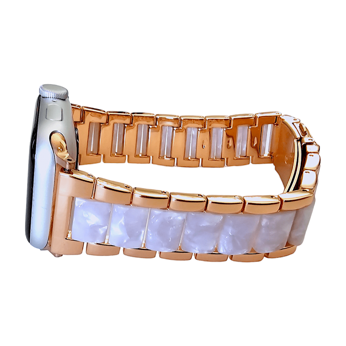 Hybrid White Marble Bracelet for Apple Watch - Wrist Envy