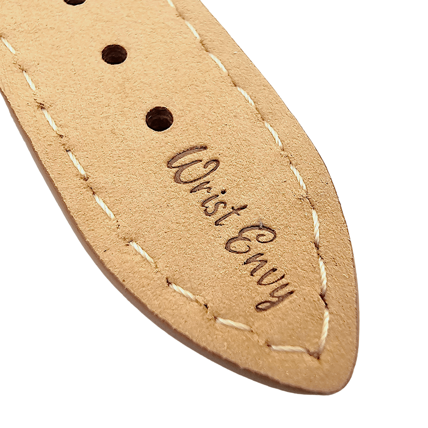 Italian Suede Leather Rally Strap Brown 20mm 22mm - Wrist Envy
