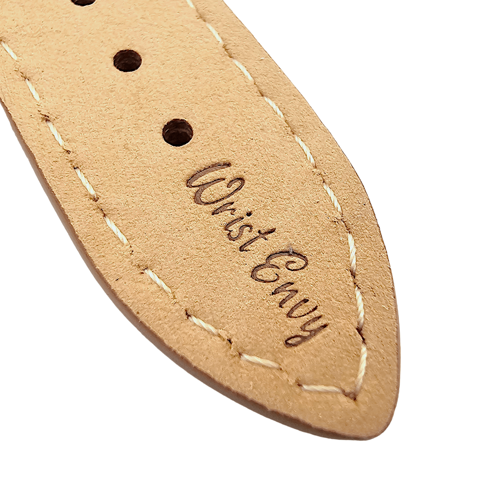 Italian Suede Leather Rally Strap Brown 20mm 22mm - Wrist Envy