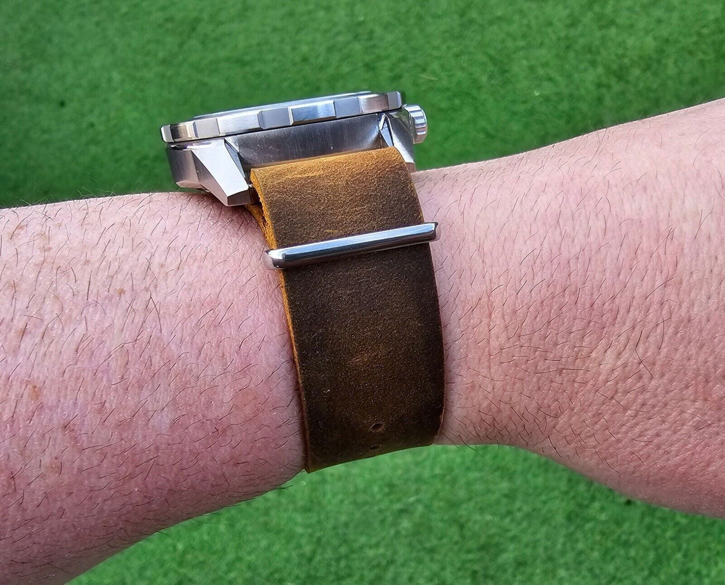 Italian Vintage Leather Military G10 Military Watch Strap Band XL 18mm 20mm 21mm 22mm - Wrist Envy
