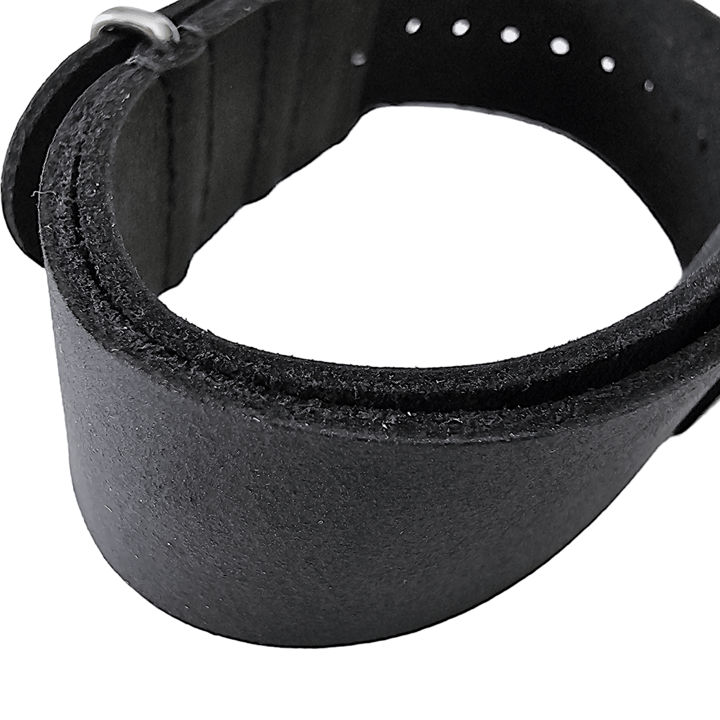 Italian Vintage Leather Military G10 Military Watch Strap XL 18mm 20mm 21mm 22mm Black - Wrist Envy