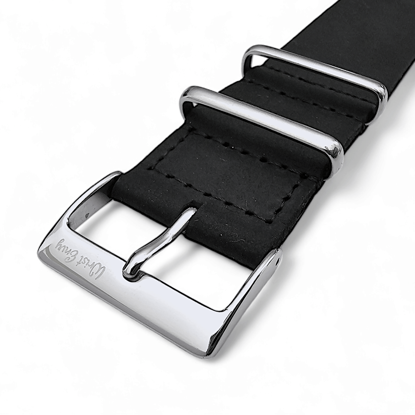 Italian Vintage Leather Military G10 Military Watch Strap XL 18mm 20mm 21mm 22mm Black - Wrist Envy