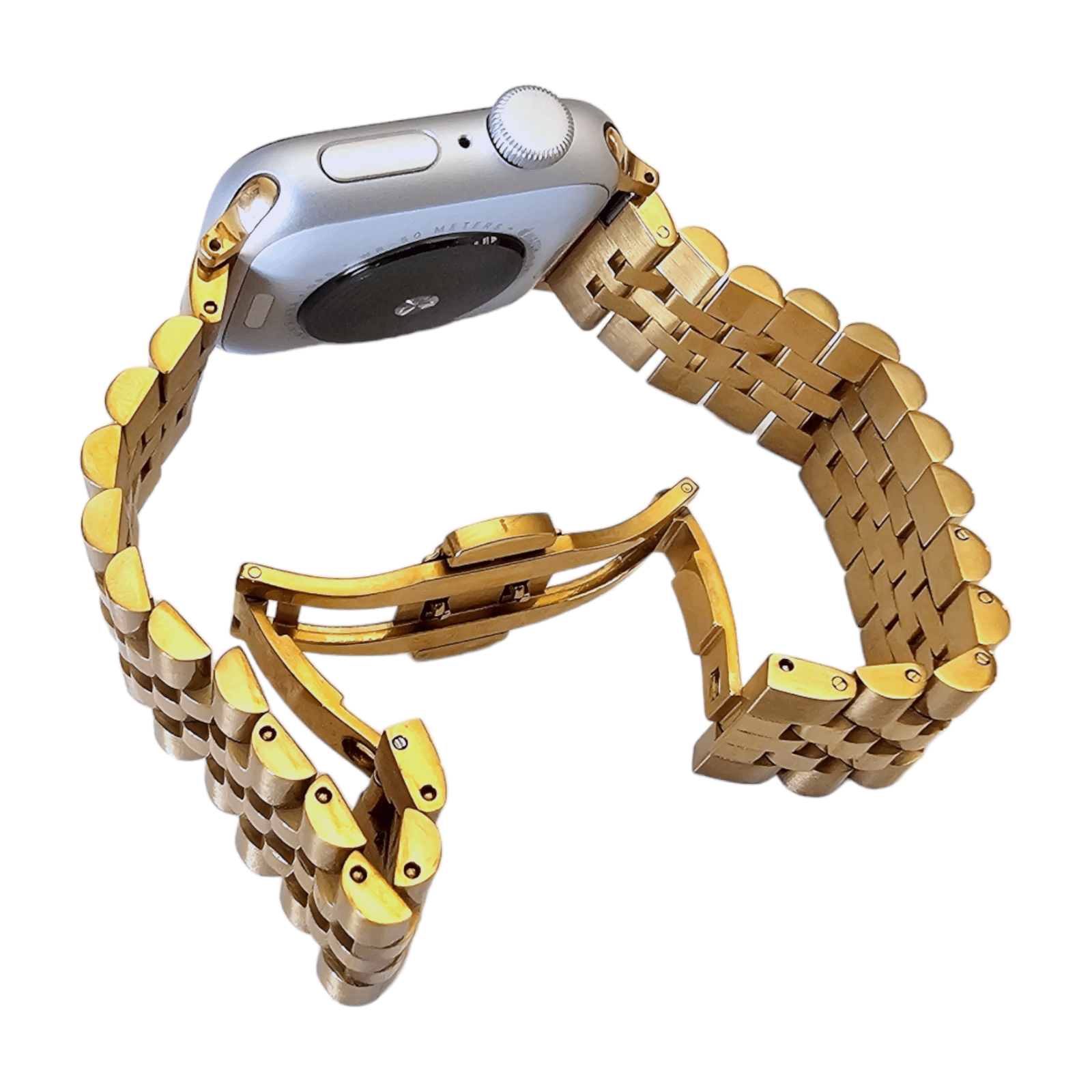 Jubilee Style bracelet for Apple Watch Gold - Wrist Envy
