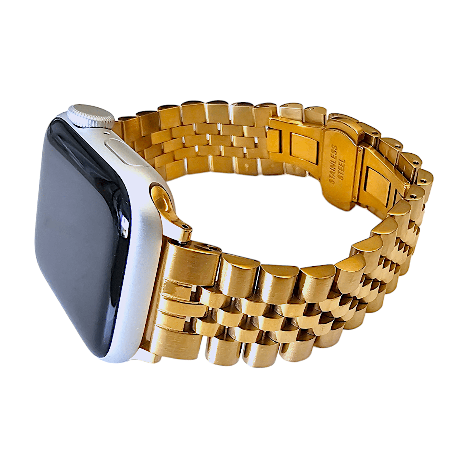 Jubilee Style bracelet for Apple Watch Gold - Wrist Envy