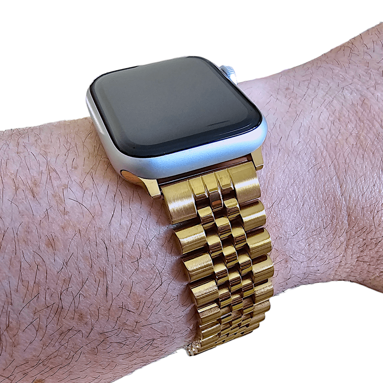 Jubilee Style bracelet for Apple Watch Gold - Wrist Envy