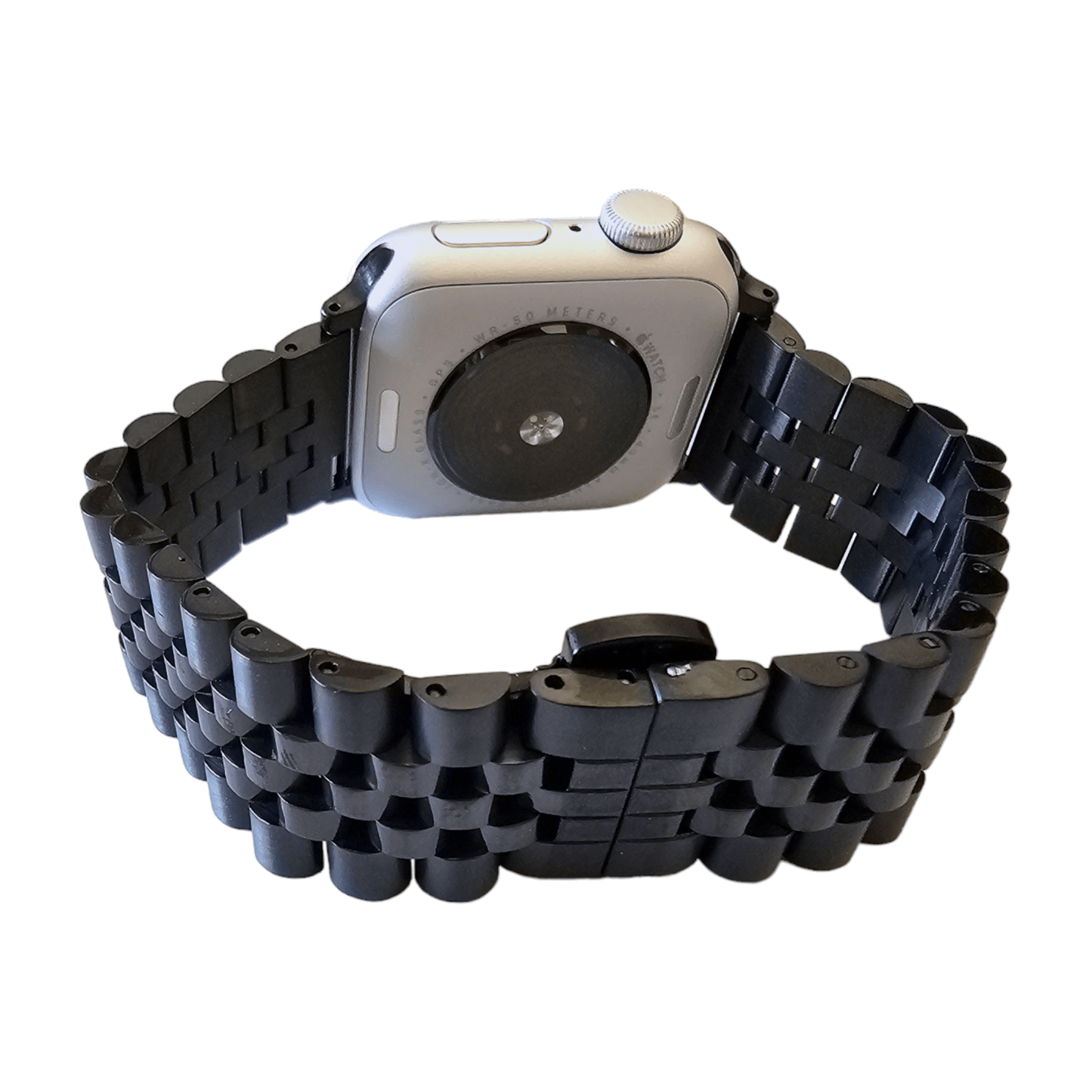 Jubilee Style bracelet for Apple Watch Strap Black - Wrist Envy