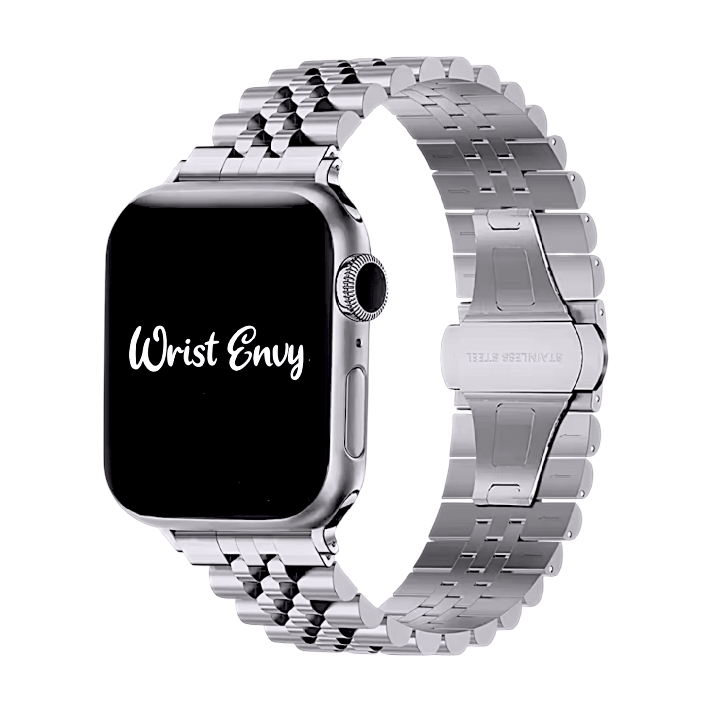 Jubilee Style bracelet for Apple Watch Strap Silver - Wrist Envy
