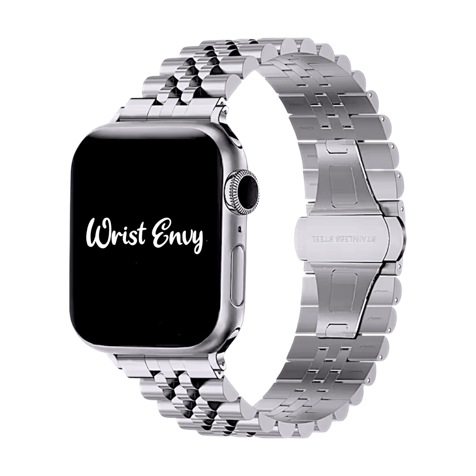 Jubilee Style bracelet for Apple Watch Strap Silver - Wrist Envy