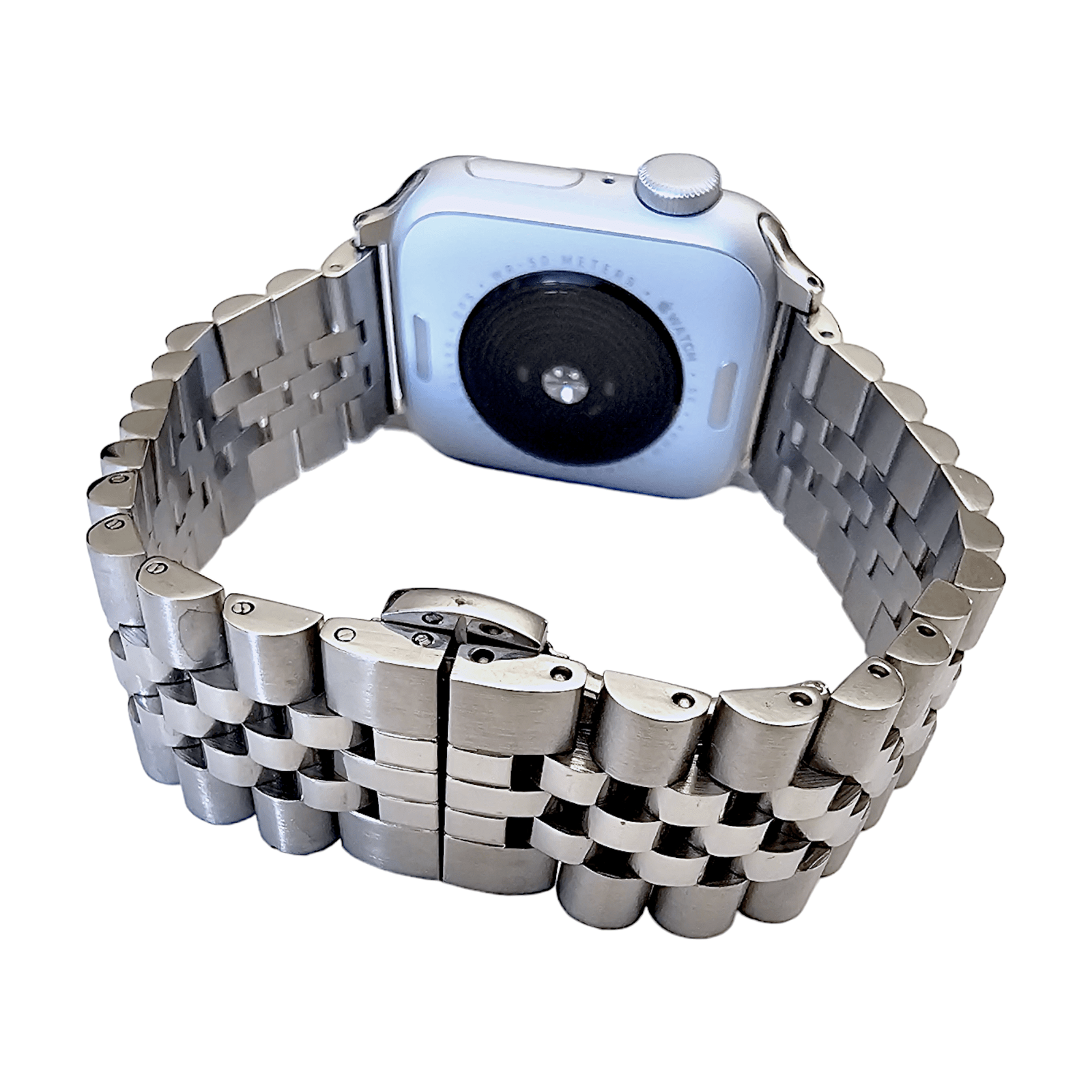 Jubilee Style bracelet for Apple Watch Strap Silver - Wrist Envy
