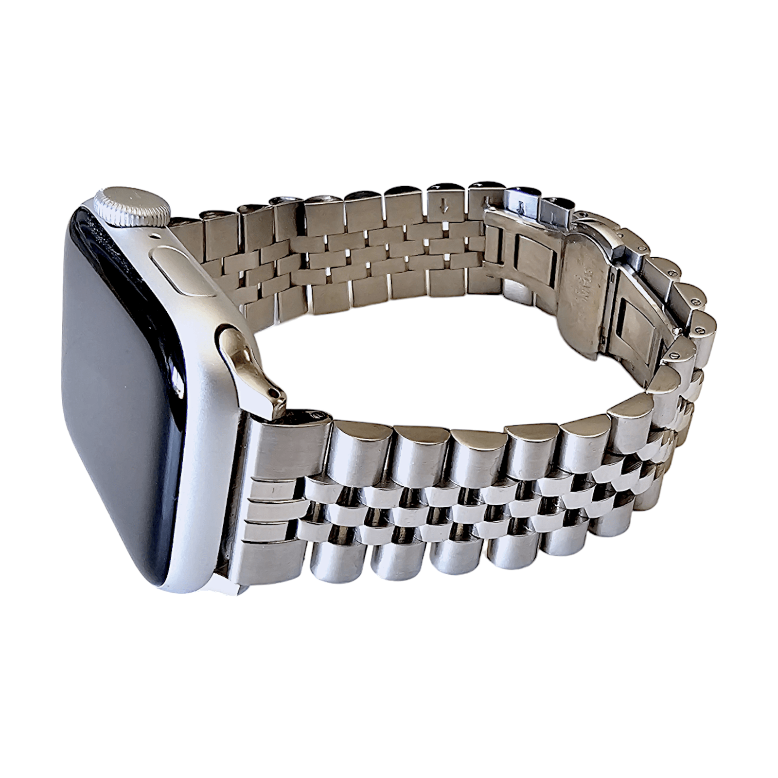 Jubilee Style bracelet for Apple Watch Strap Silver - Wrist Envy