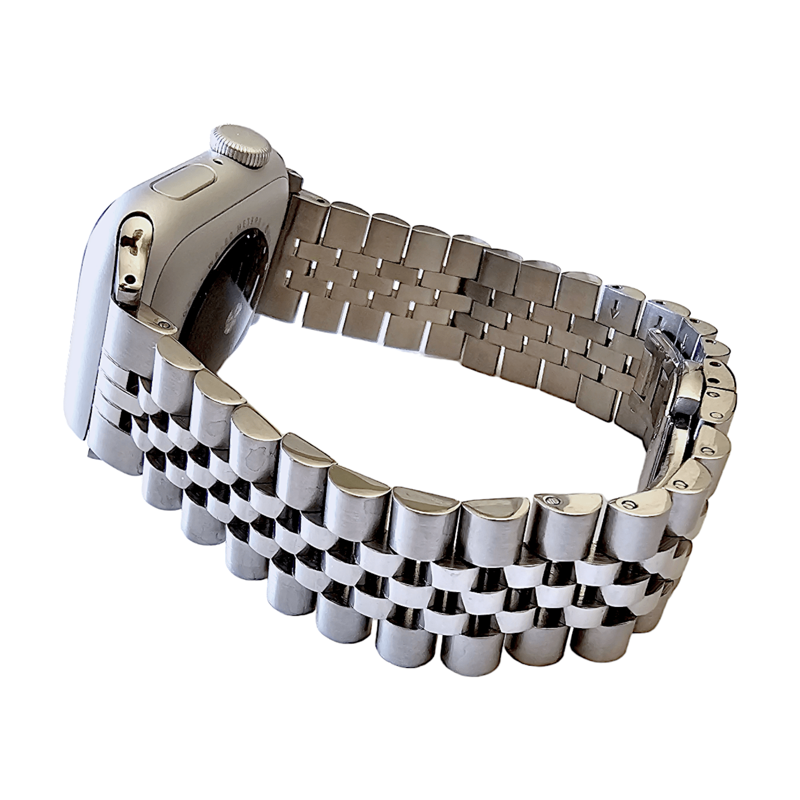 Jubilee Style bracelet for Apple Watch Strap Silver - Wrist Envy