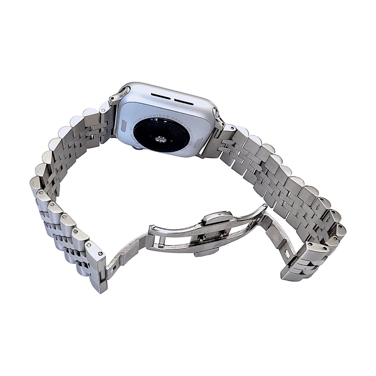 Jubilee Style bracelet for Apple Watch Strap Silver - Wrist Envy