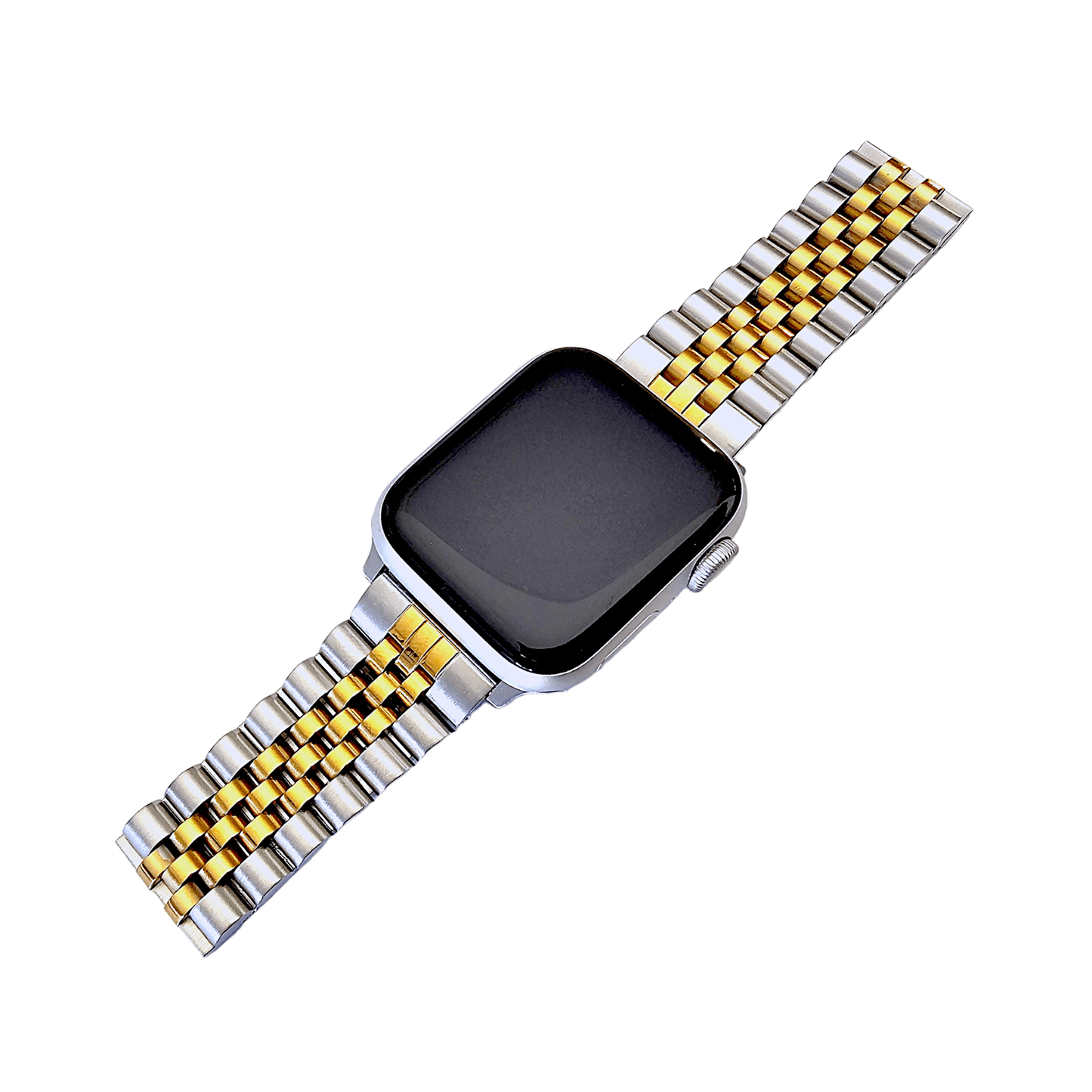 Jubilee Style bracelet for Apple Watch Strap Silver Gold - Wrist Envy