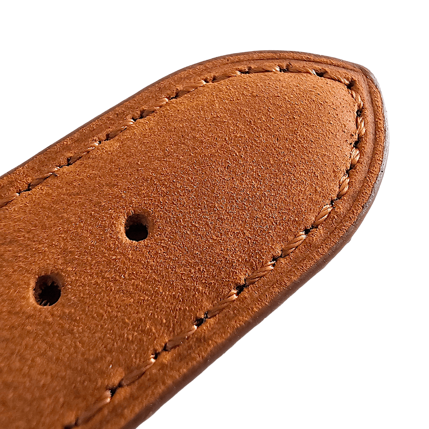 Leather Bund Watch Strap Handmade Military 20mm 22mm Light Brown - Wrist Envy