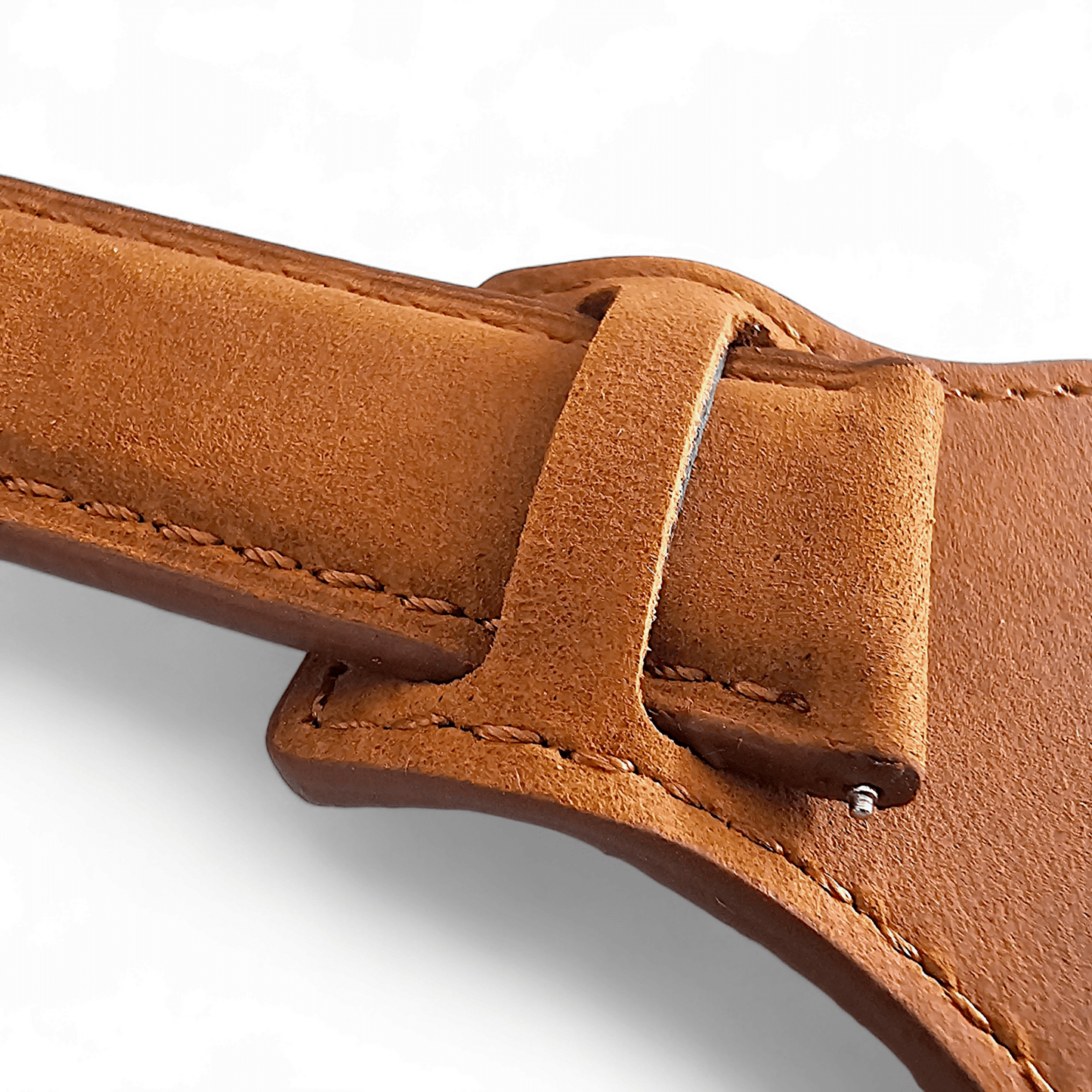Leather Bund Watch Strap Handmade Military 20mm 22mm Light Brown - Wrist Envy
