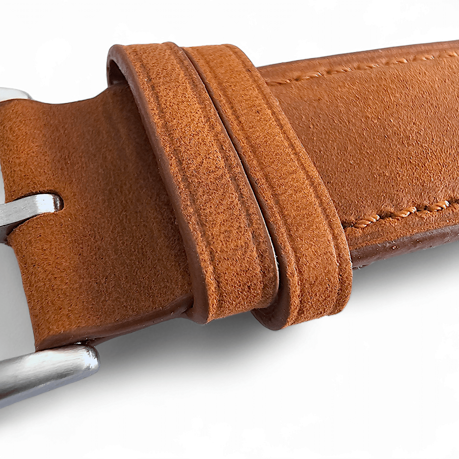 Leather Bund Watch Strap Handmade Military 20mm 22mm Light Brown - Wrist Envy