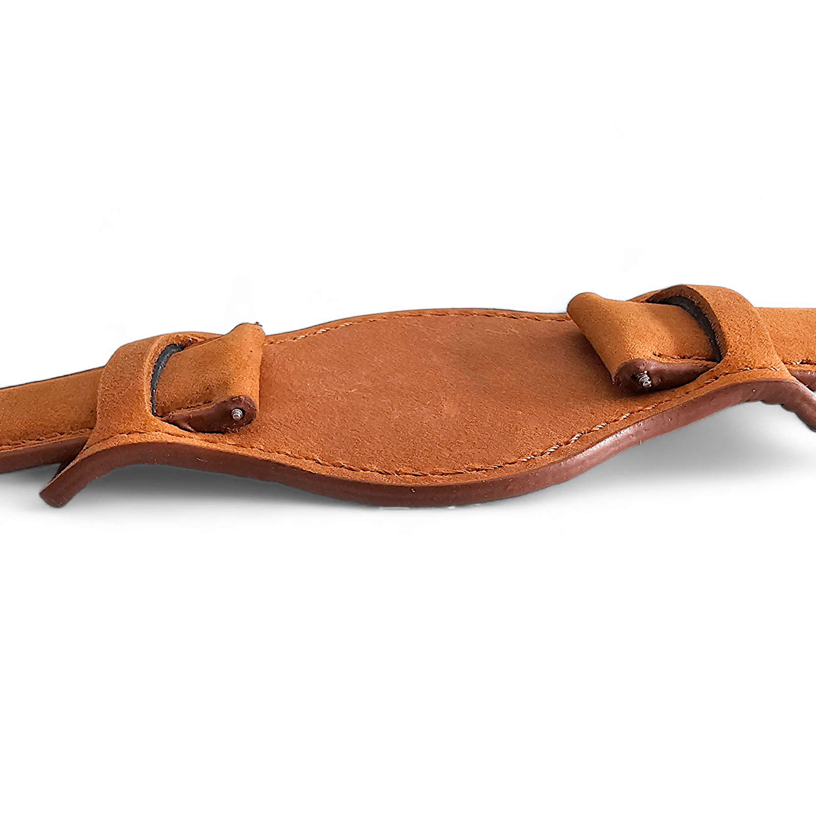 Leather Bund Watch Strap Handmade Military 20mm 22mm Light Brown - Wrist Envy