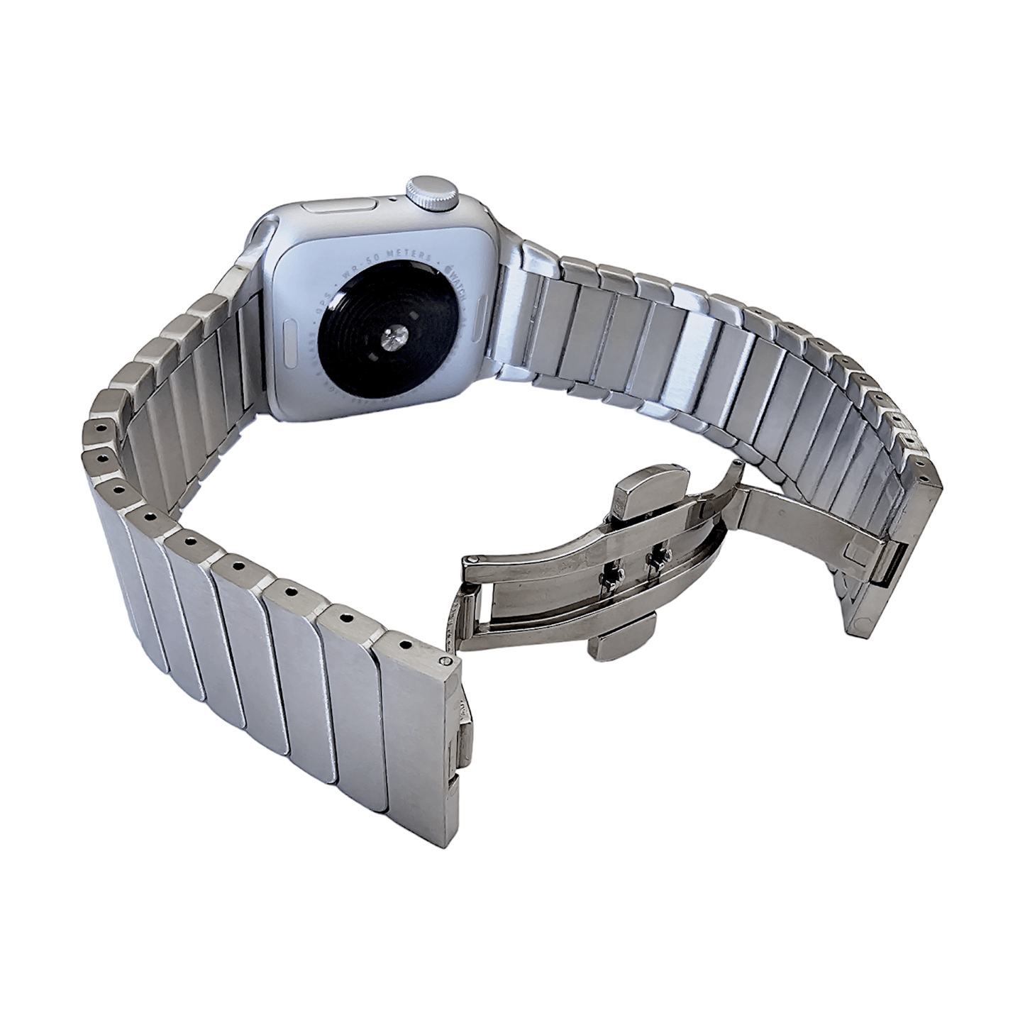 Link bracelet for Apple Watch Strap Band Silver - Wrist Envy