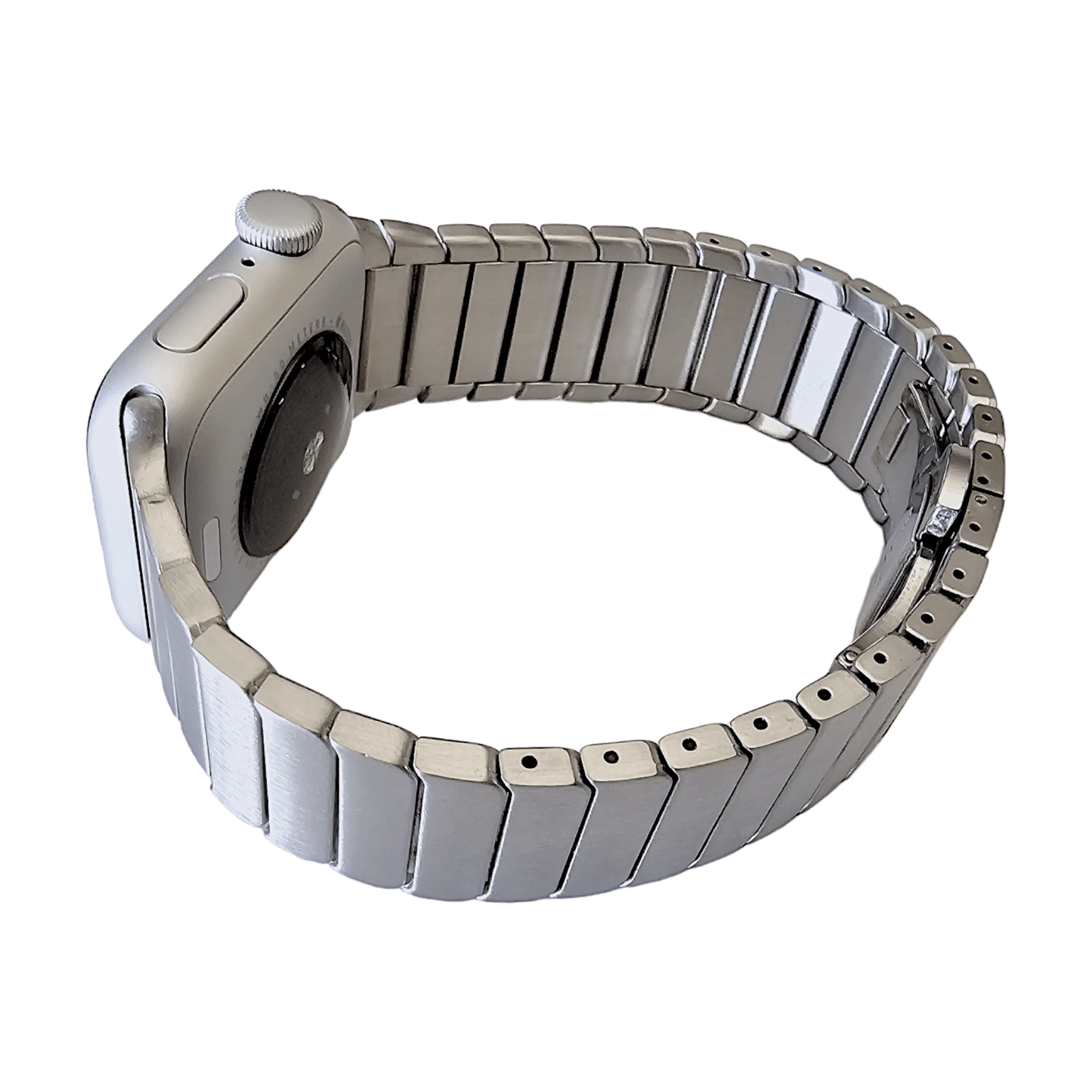 Link bracelet for Apple Watch Strap Band Silver - Wrist Envy
