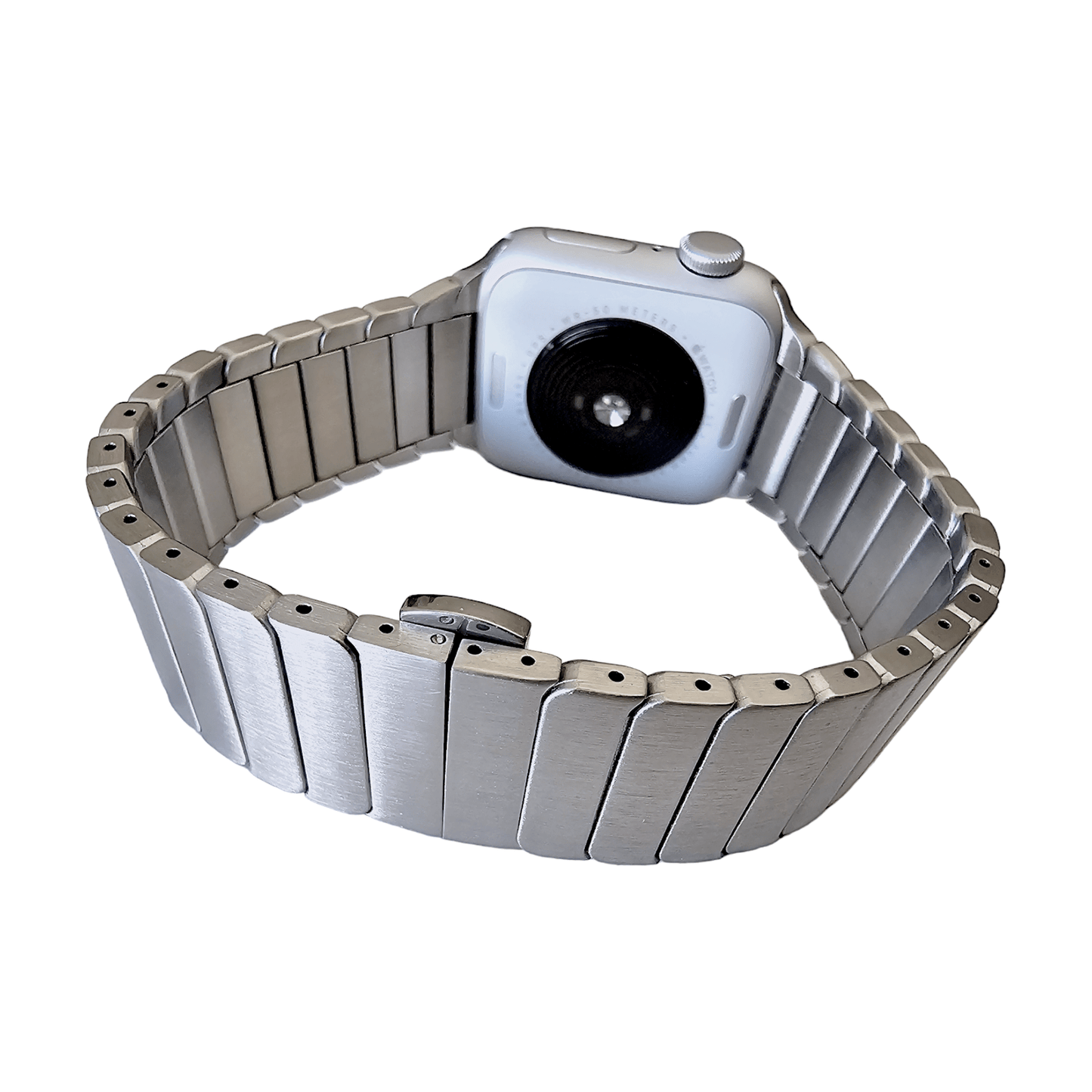 Link bracelet for Apple Watch Strap Band Silver - Wrist Envy