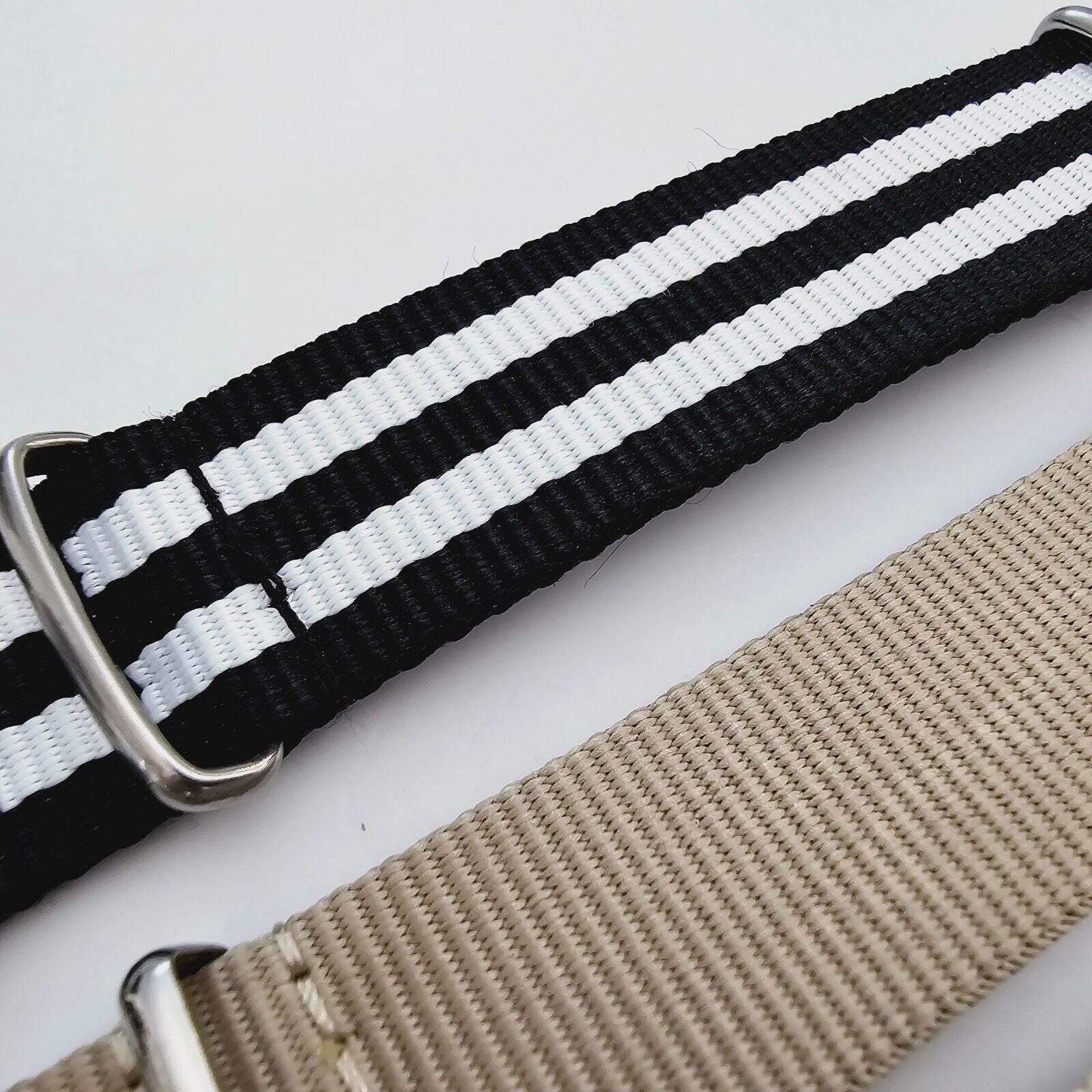 lot of 5 Military Nylon Watch Straps 20mm - Wrist Envy