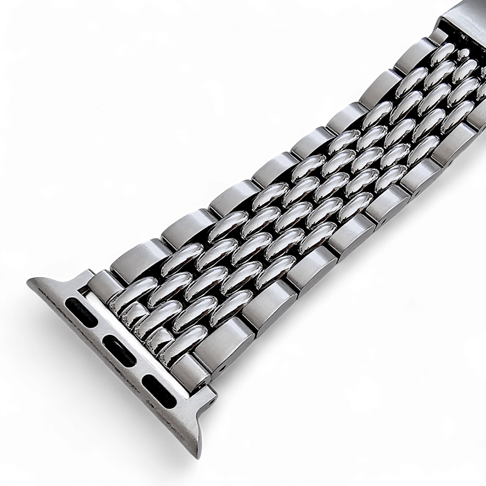 Luxury Beads of Rice 316L Stainless Steel Bracelet For Apple Watch - Wrist Envy