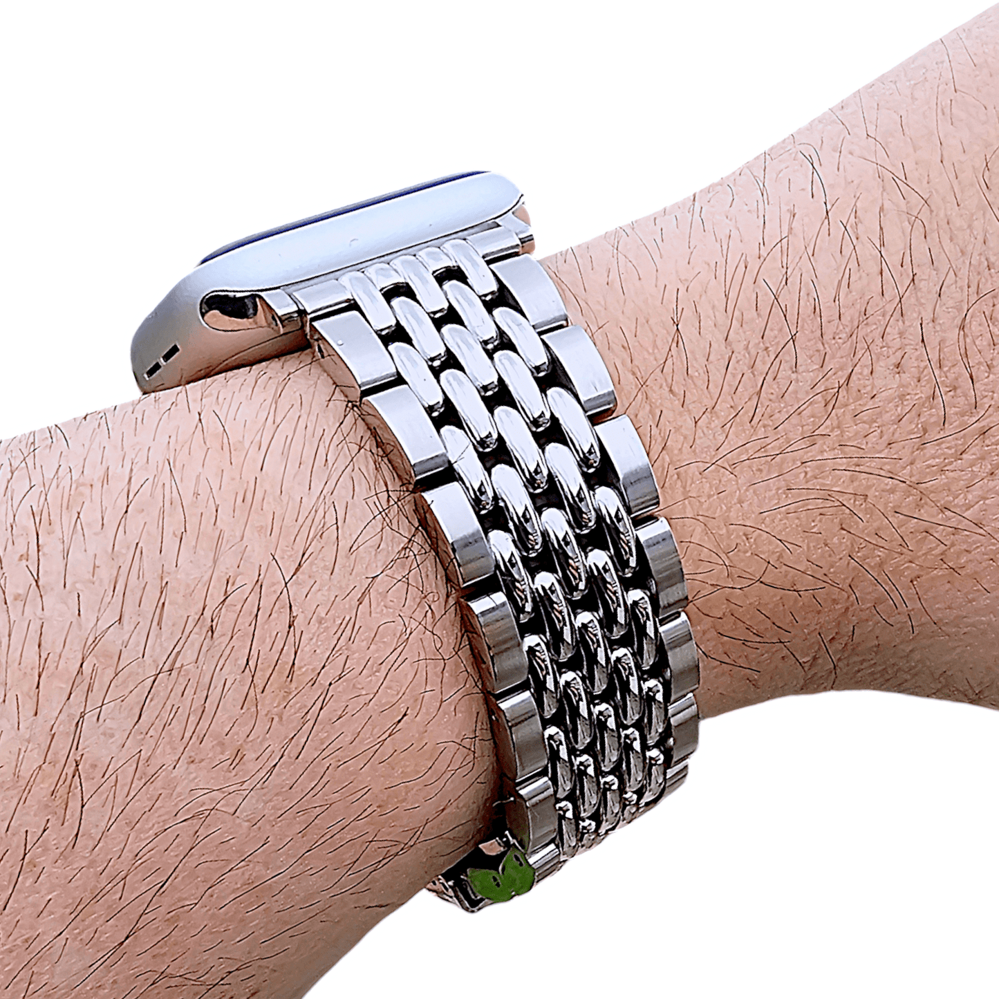 Luxury Beads of Rice 316L Stainless Steel Bracelet For Apple Watch - Wrist Envy