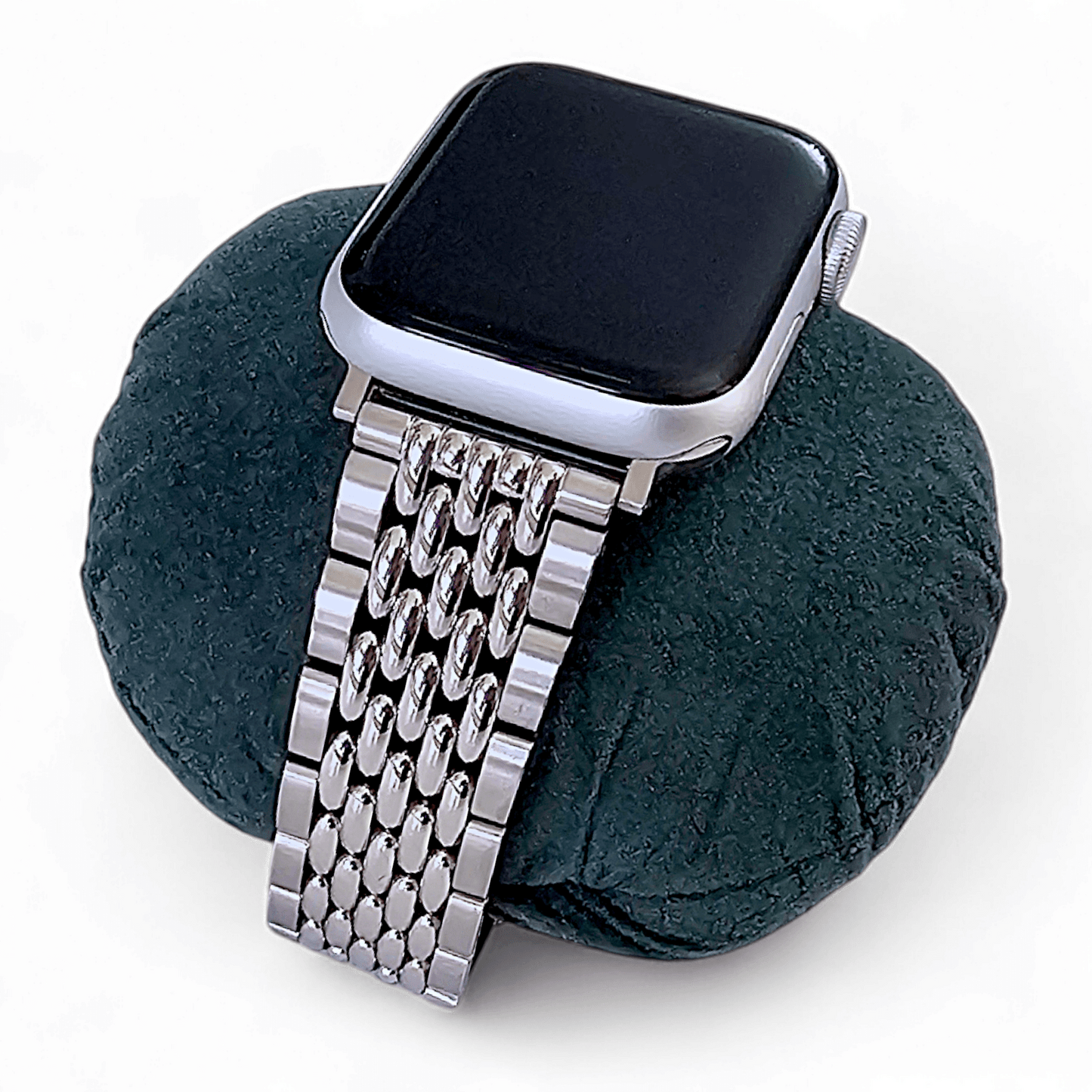 Luxury Beads of Rice 316L Stainless Steel Bracelet For Apple Watch - Wrist Envy