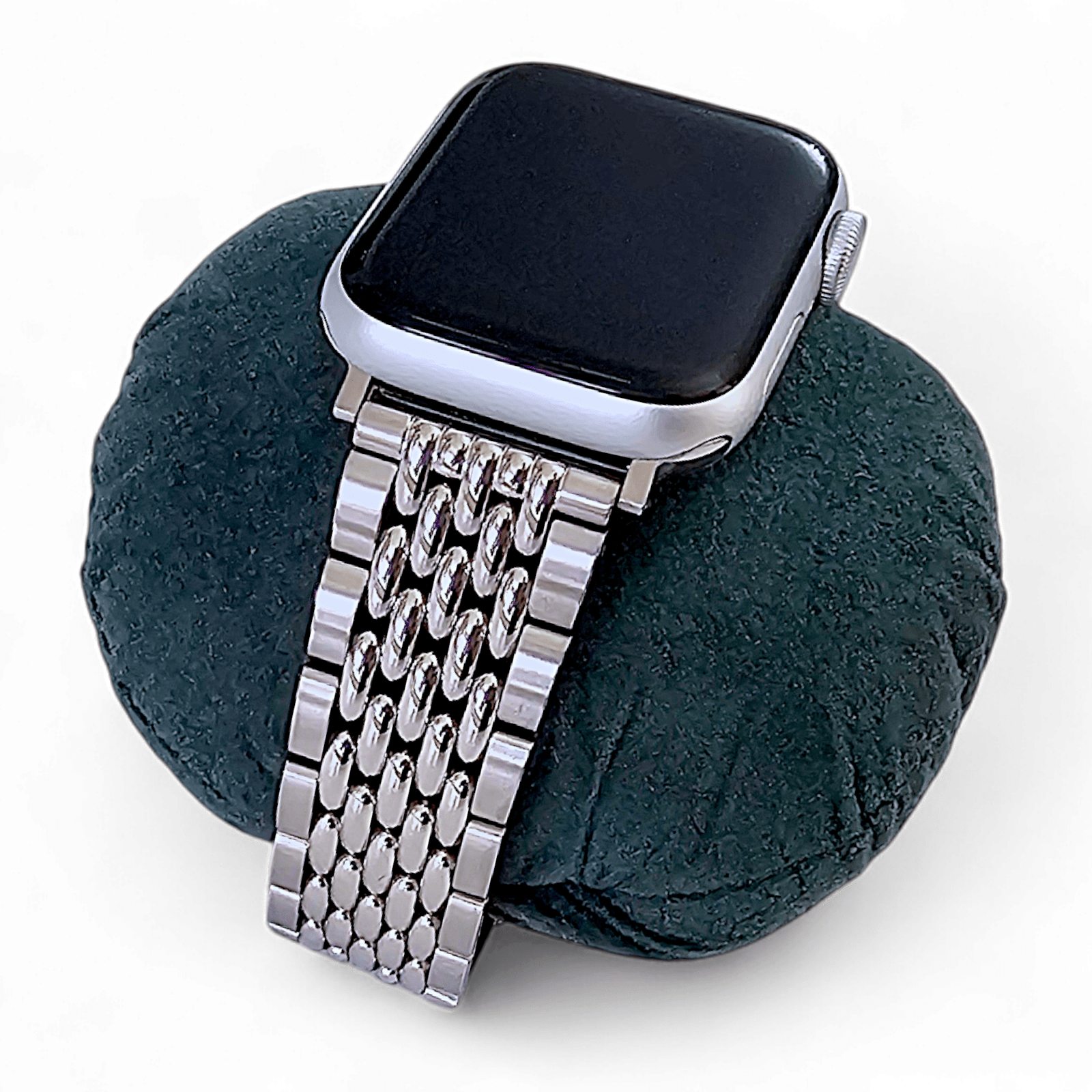 Luxury Beads of Rice 316L Stainless Steel Bracelet For Apple Watch - Wrist Envy