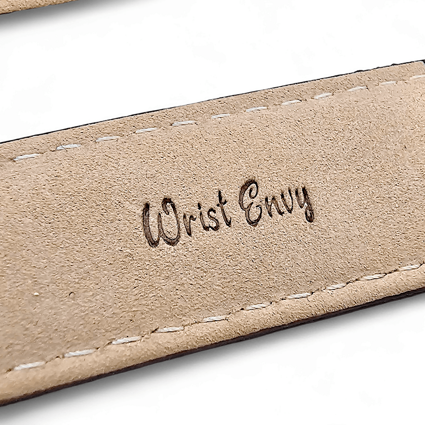 Luxury Italian Leather Diamond Stitch Watch Strap For Apple IWatch Dark Brown - Wrist Envy