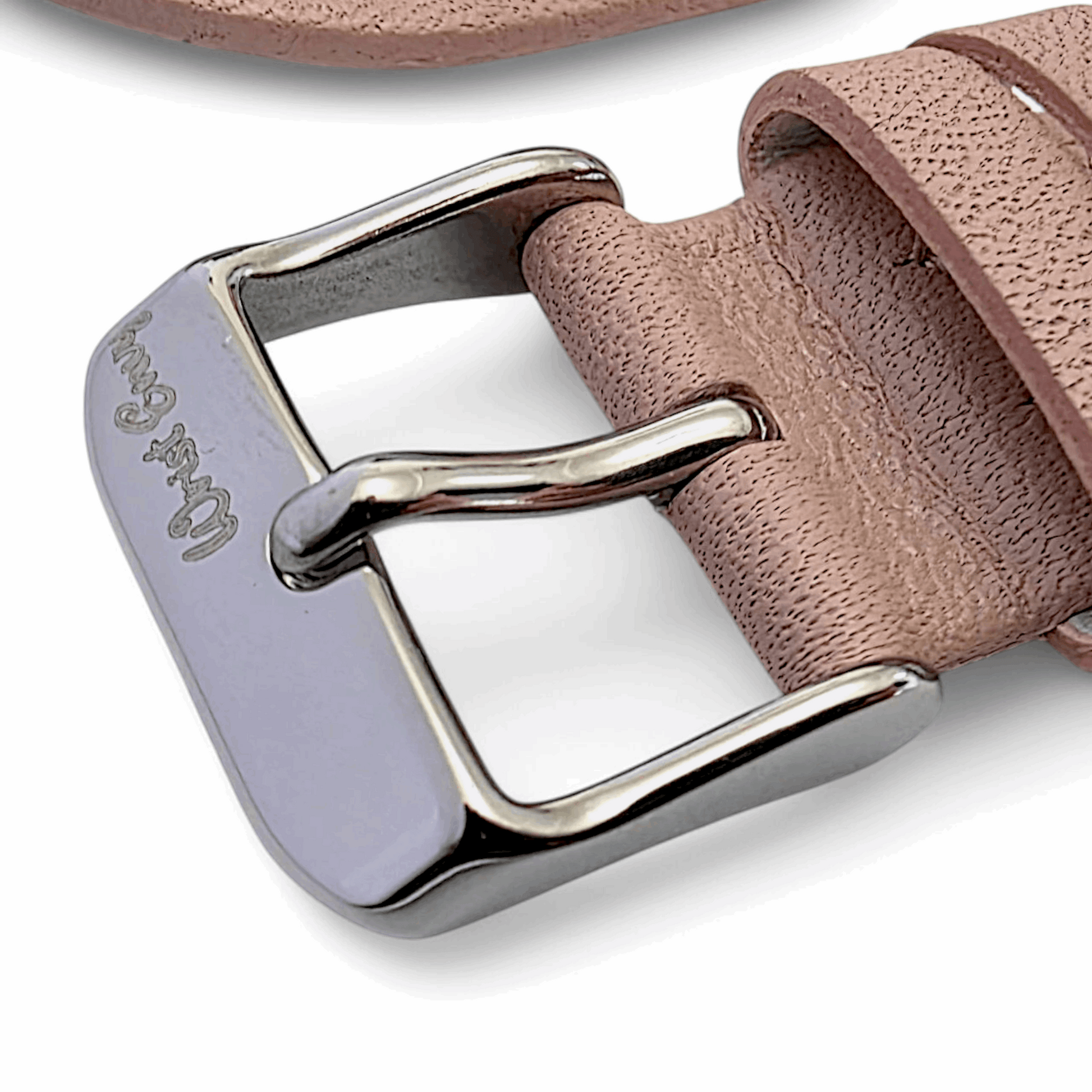 Luxury Italian Leather Diamond Stitch Watch Strap For Apple IWatch Dusty Pink - Wrist Envy