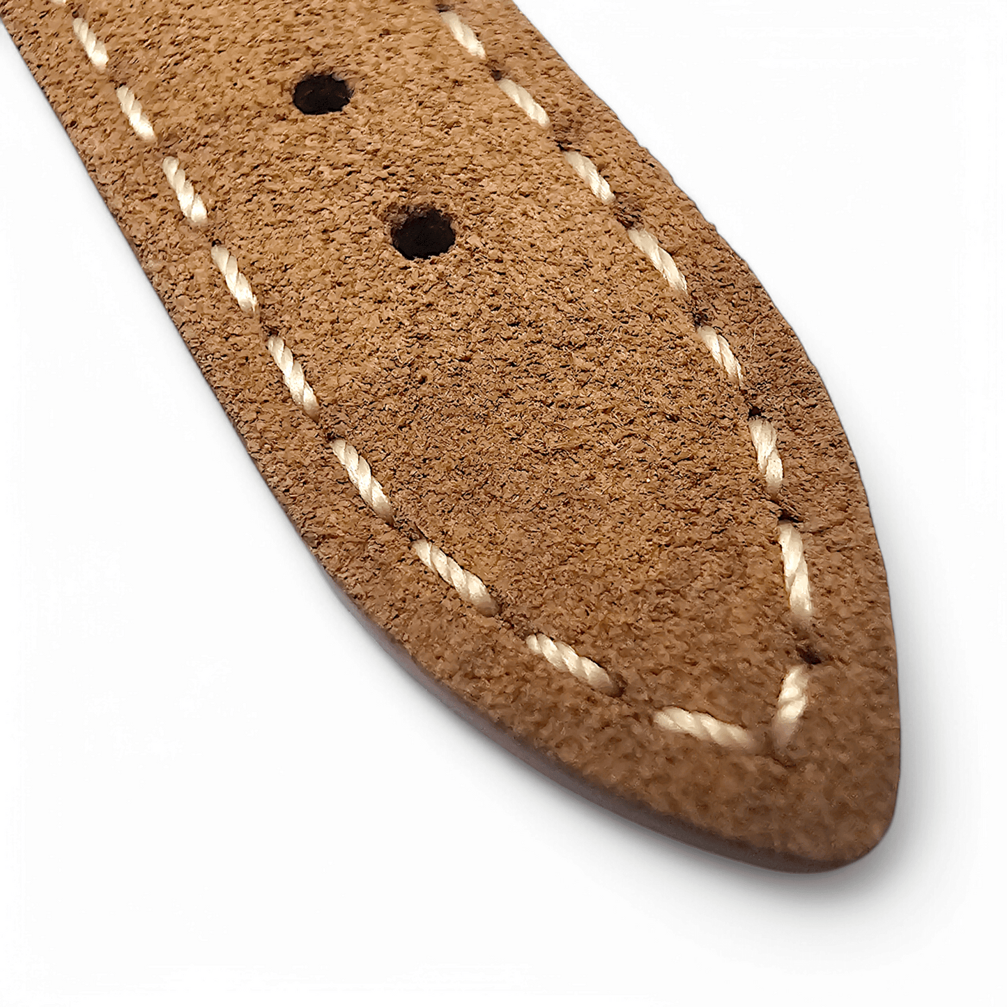 Luxury Italian Suede Strap For Apple Watch Caramel Brown - Wrist Envy