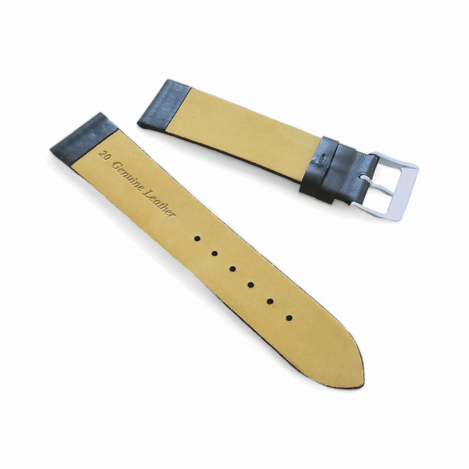 Luxury Soft Leather Watch Band Strap Replacement Mens Ladies Womens 6mm to 30mm - Wrist Envy