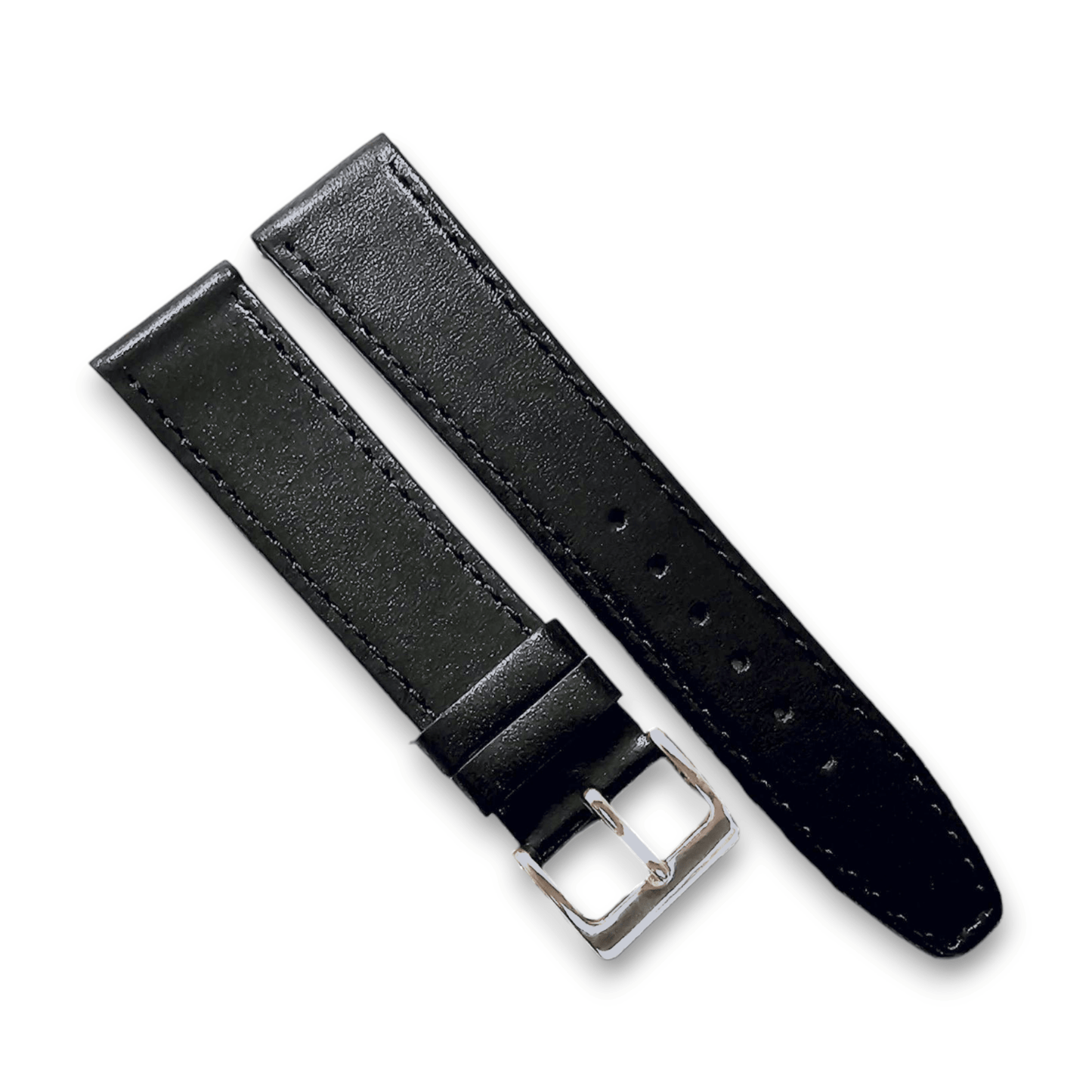 Luxury Stitched Leather Watch Band Mens Womens 8mm to 22mm - Wrist Envy